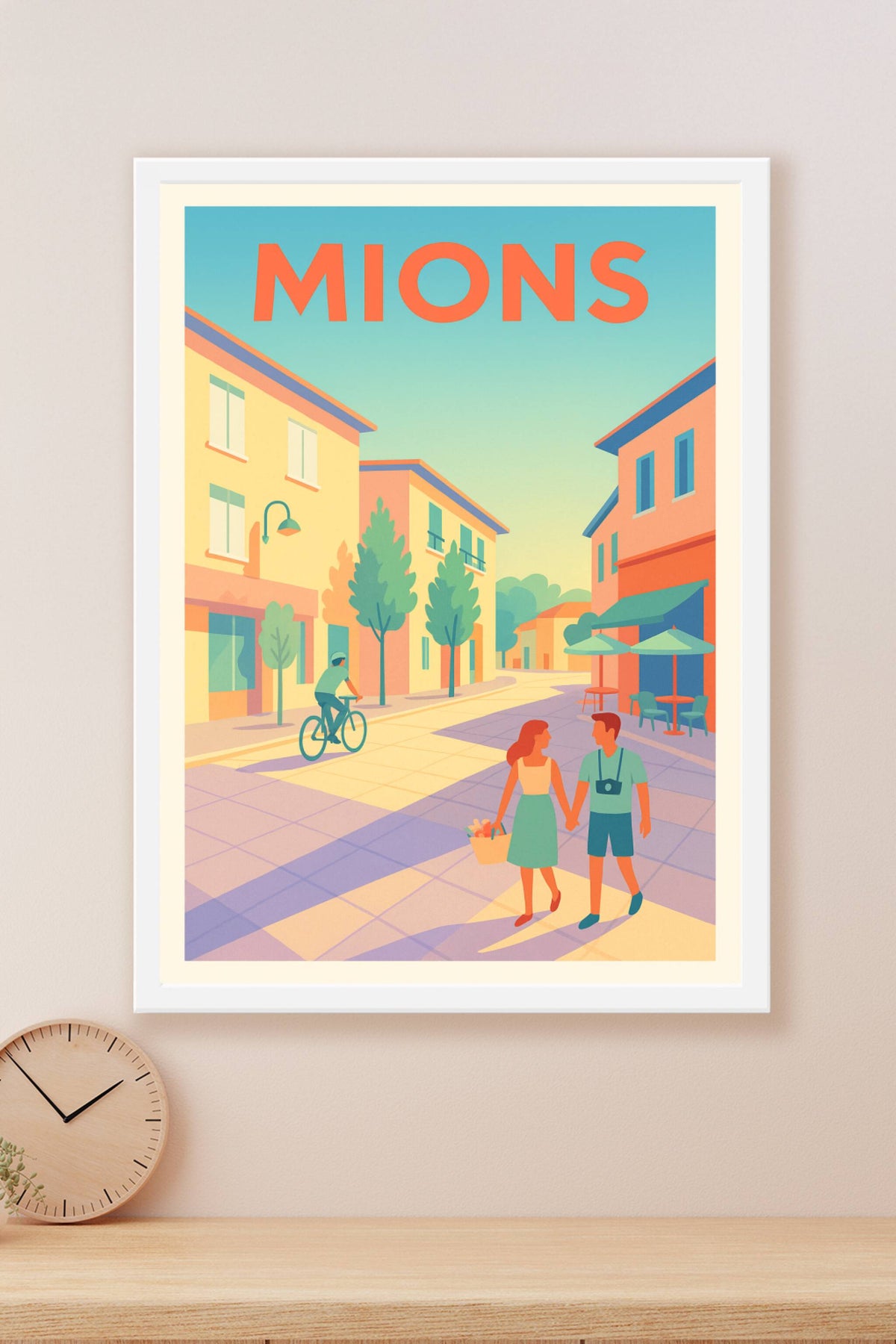 Affiche de Mions - Douceur de vie au cœur de la ville