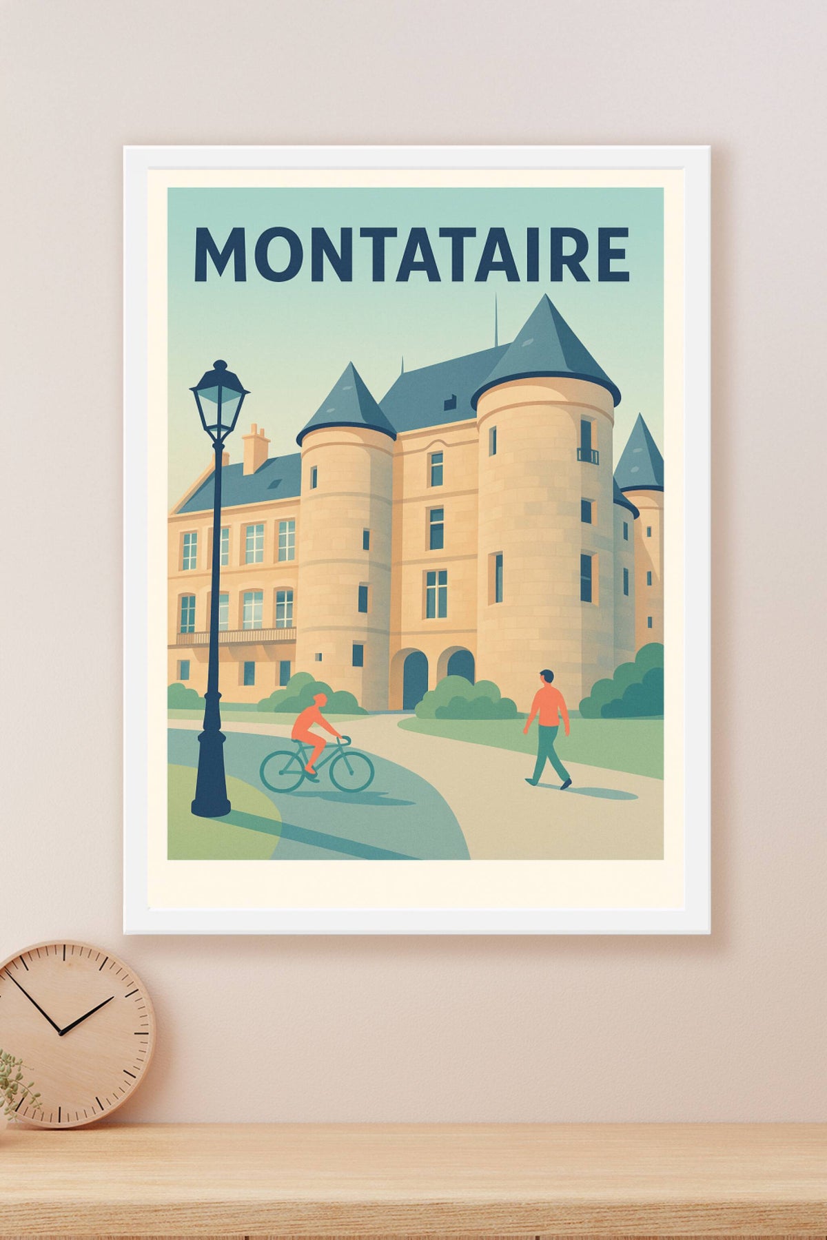 Affiche de Montataire - Élégance historique au Château