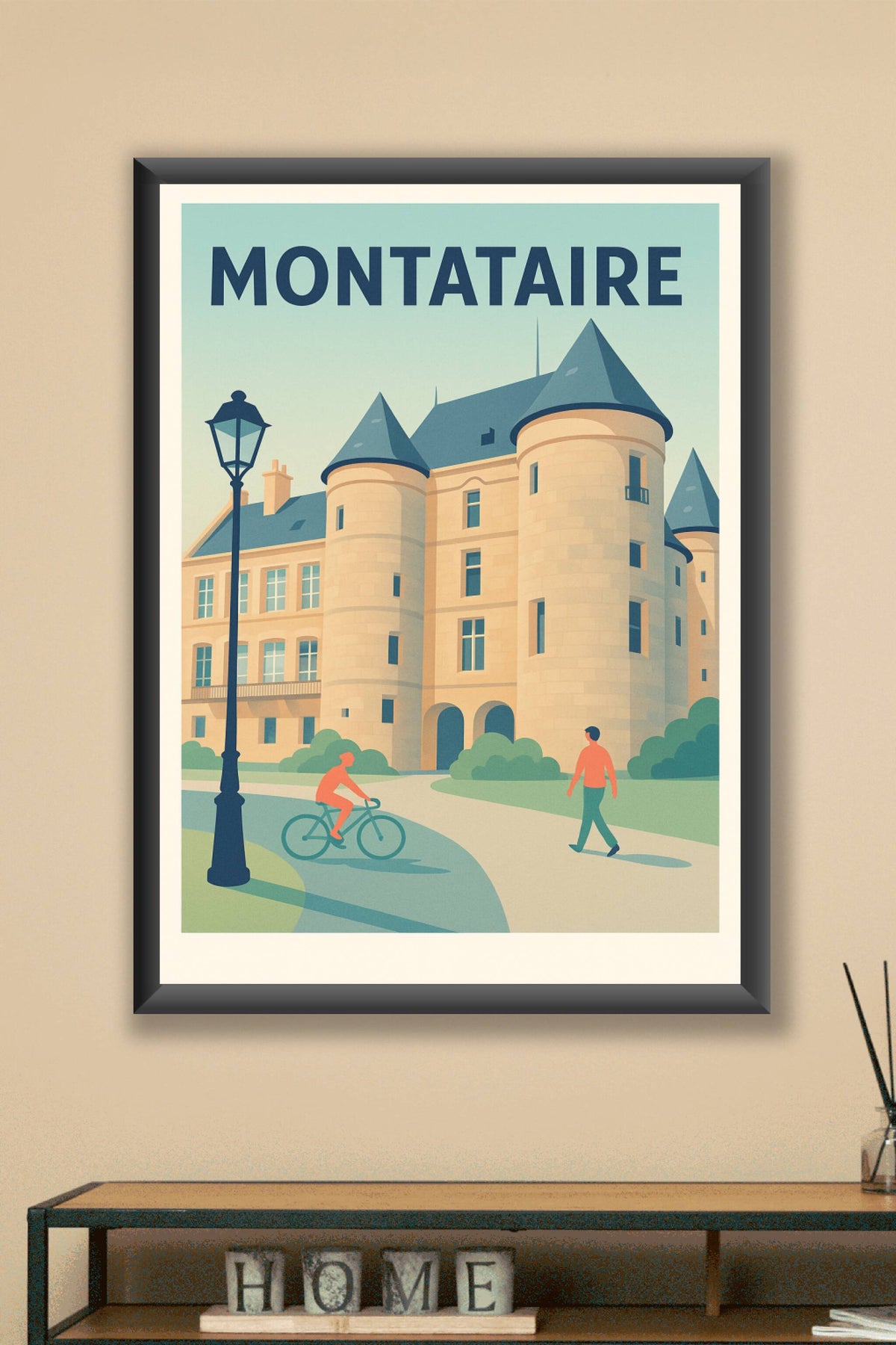 Affiche de Montataire - Élégance historique au Château