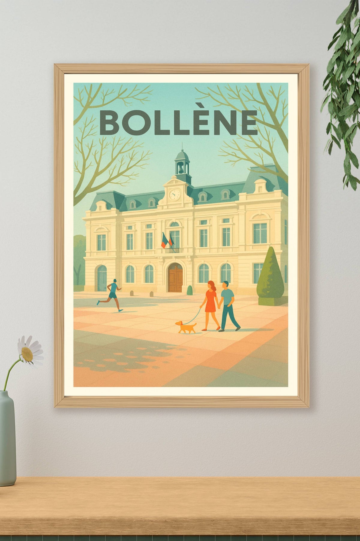 Affiche de Bollène - Charme et sérénité au cœur de la ville