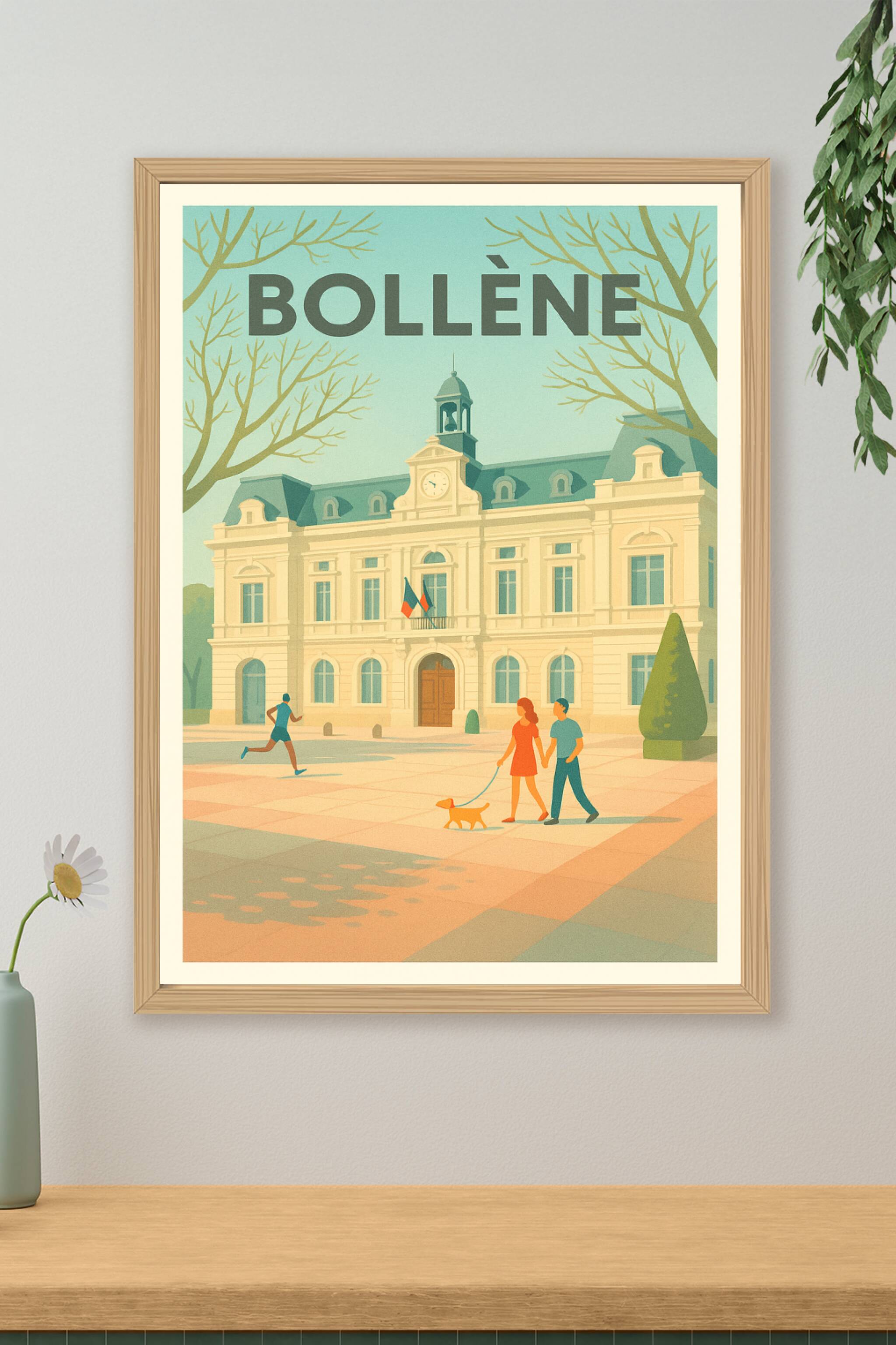 Affiche de Bollène - Charme et sérénité au cœur de la ville