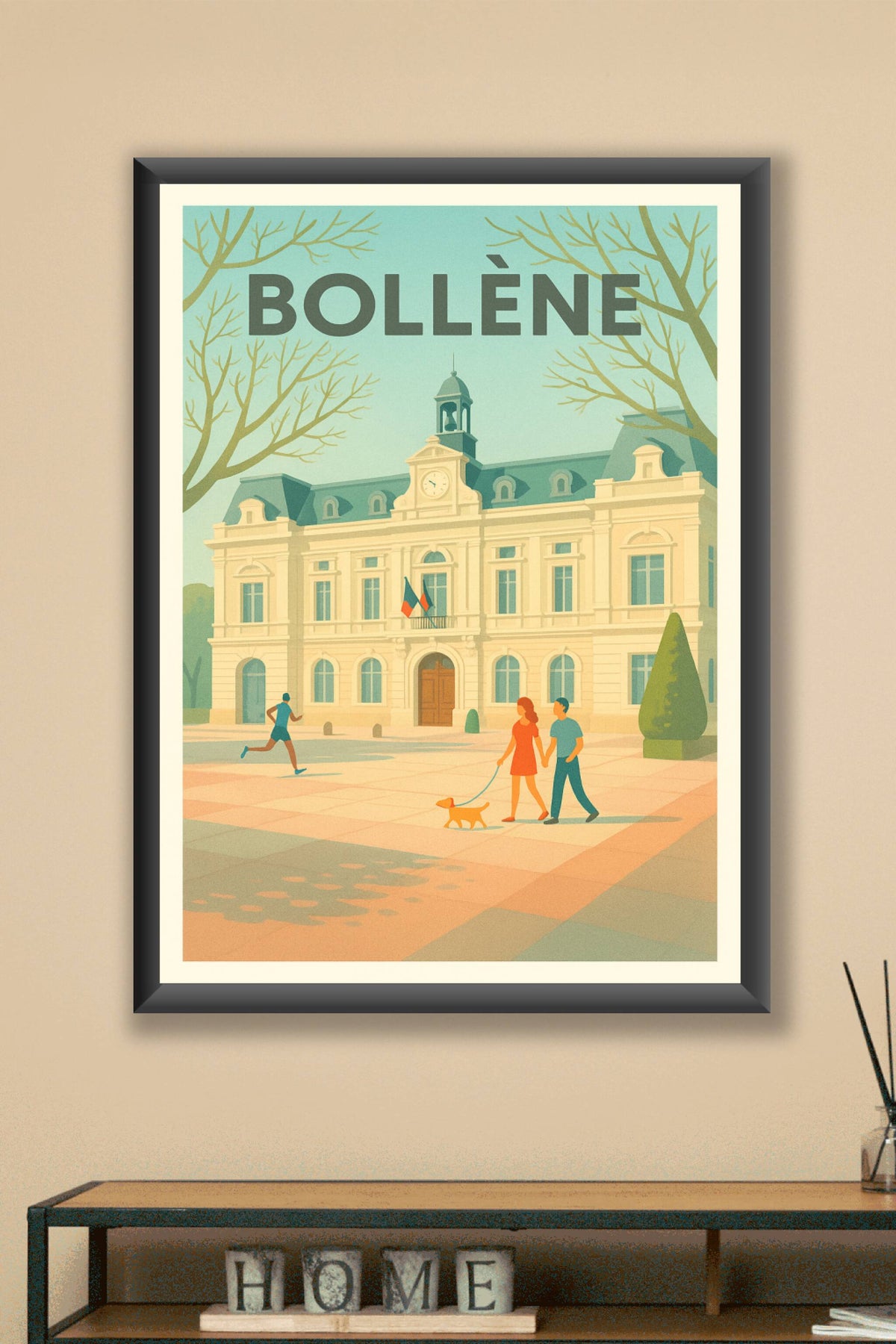 Affiche de Bollène - Charme et sérénité au cœur de la ville