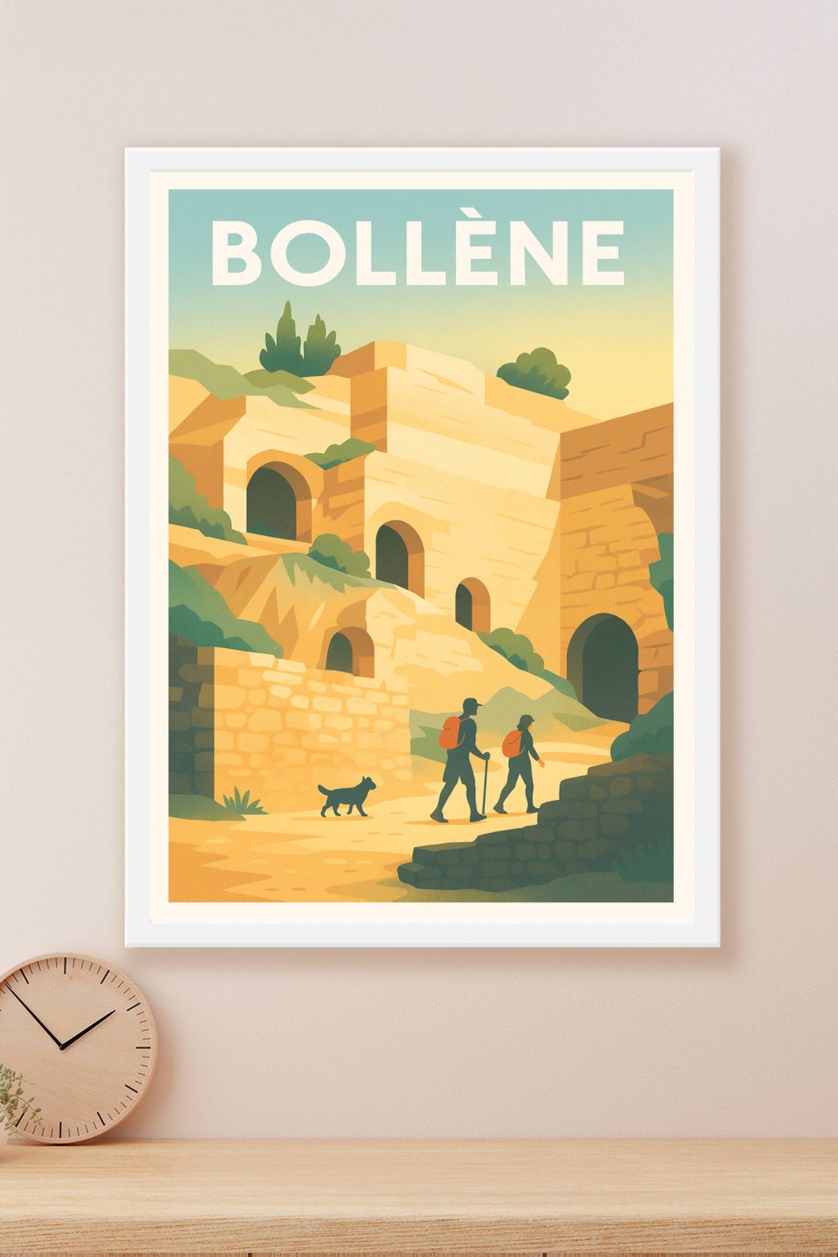 Affiche de Bollène - Aventure et patrimoine au cœur de la Provence