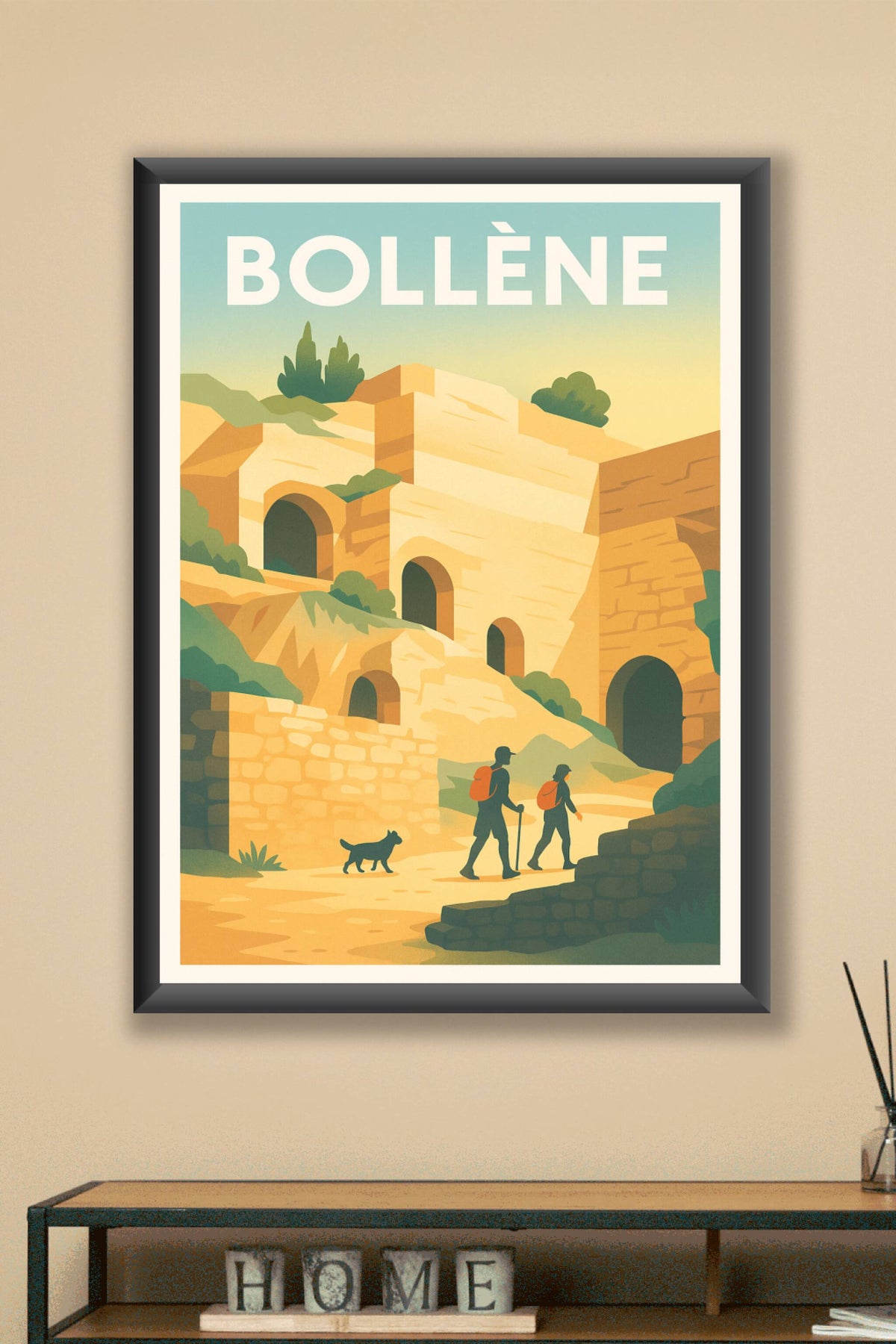 Affiche de Bollène - Aventure et patrimoine au cœur de la Provence