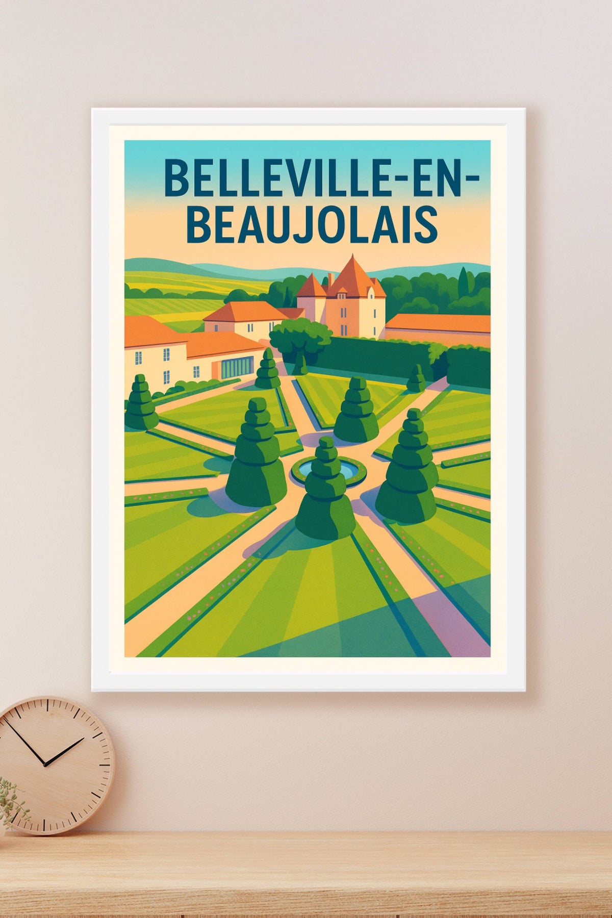 Affiche de Belleville-en-Beaujolais - Évasion au cœur des vignobles