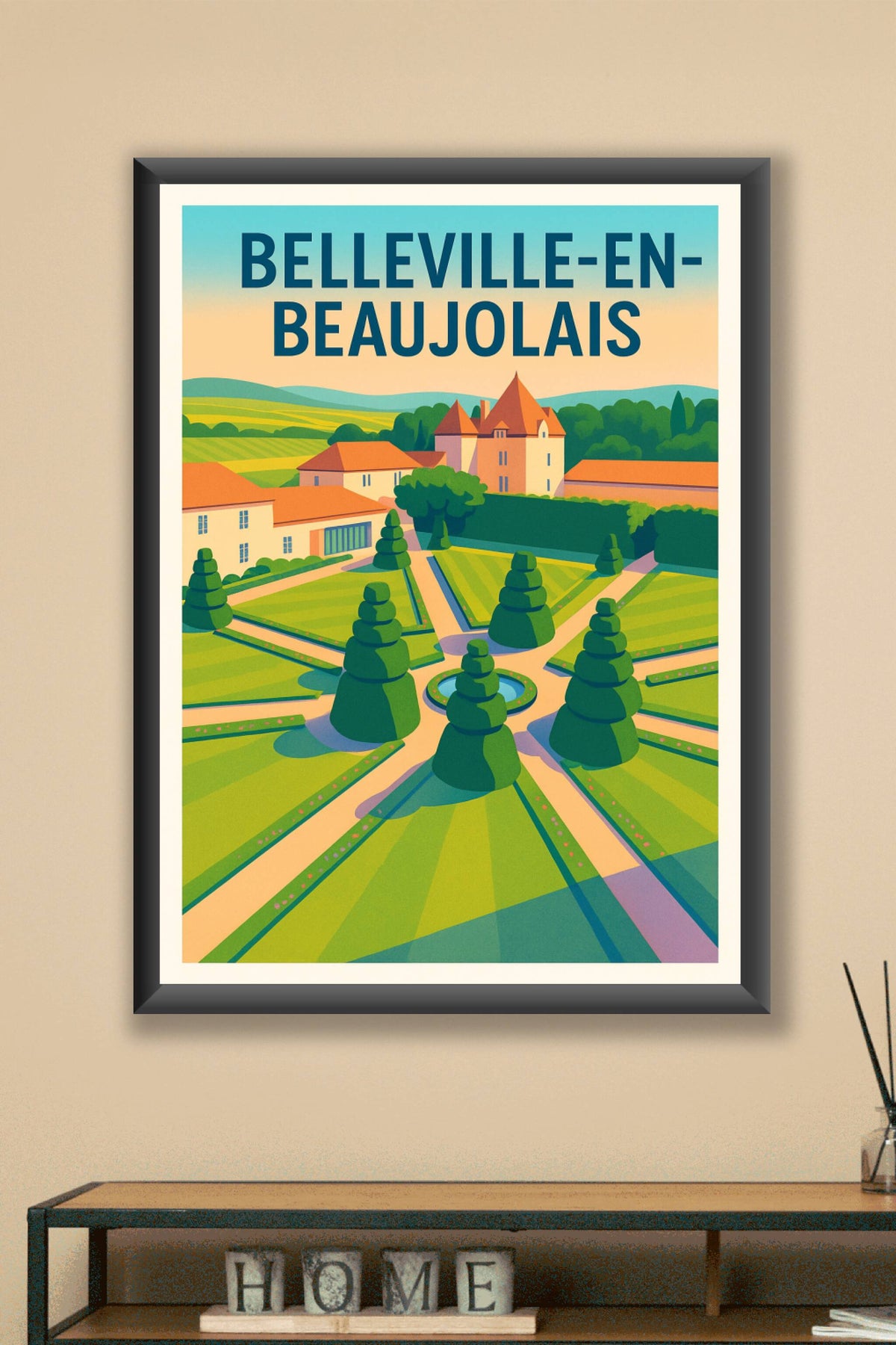 Affiche de Belleville-en-Beaujolais - Évasion au cœur des vignobles