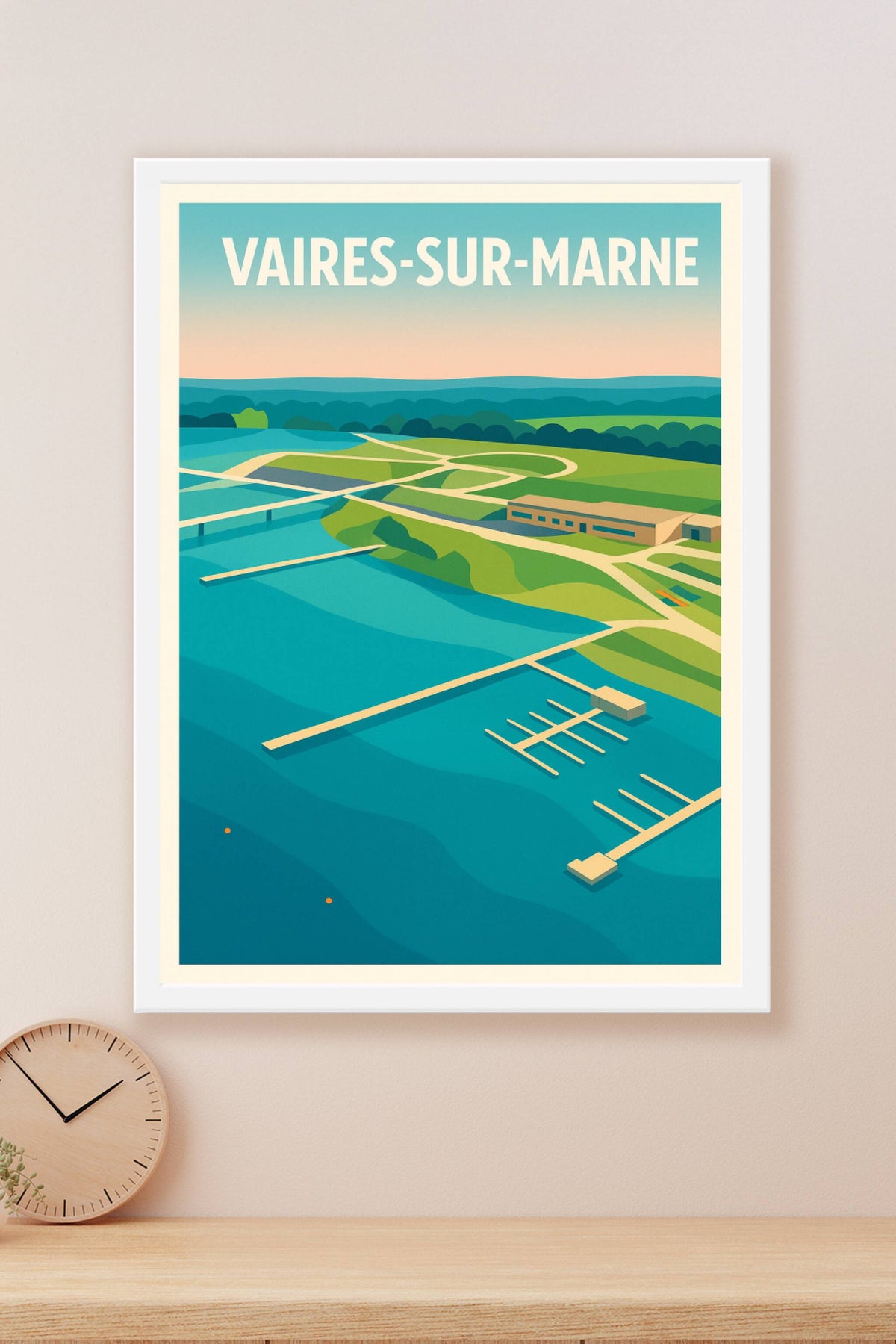 Affiche de Vaires-sur-Marne - Évasion et sérénité au fil de l'eau