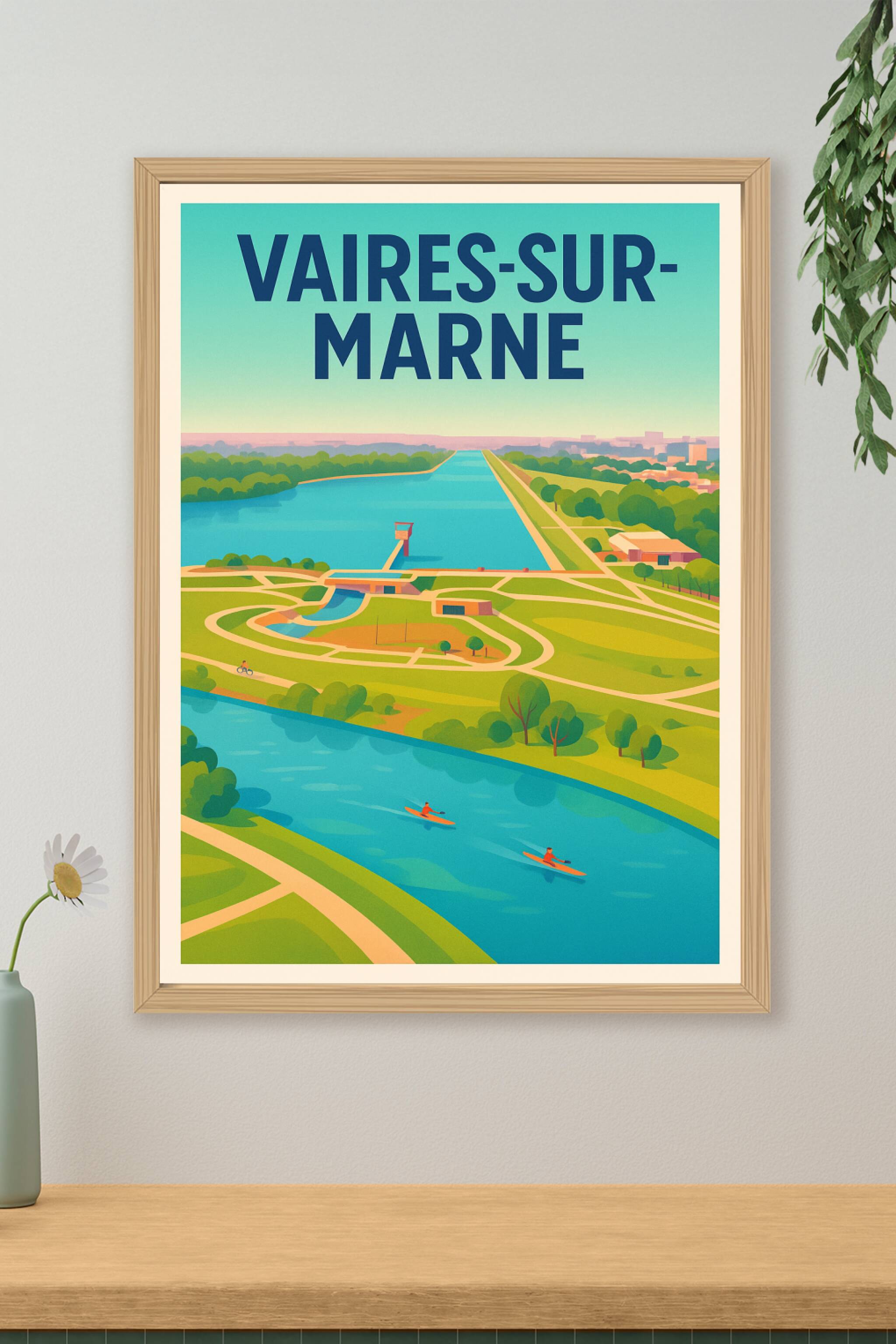 Affiche de Vaires-sur-Marne - Évasion au fil de l'eau