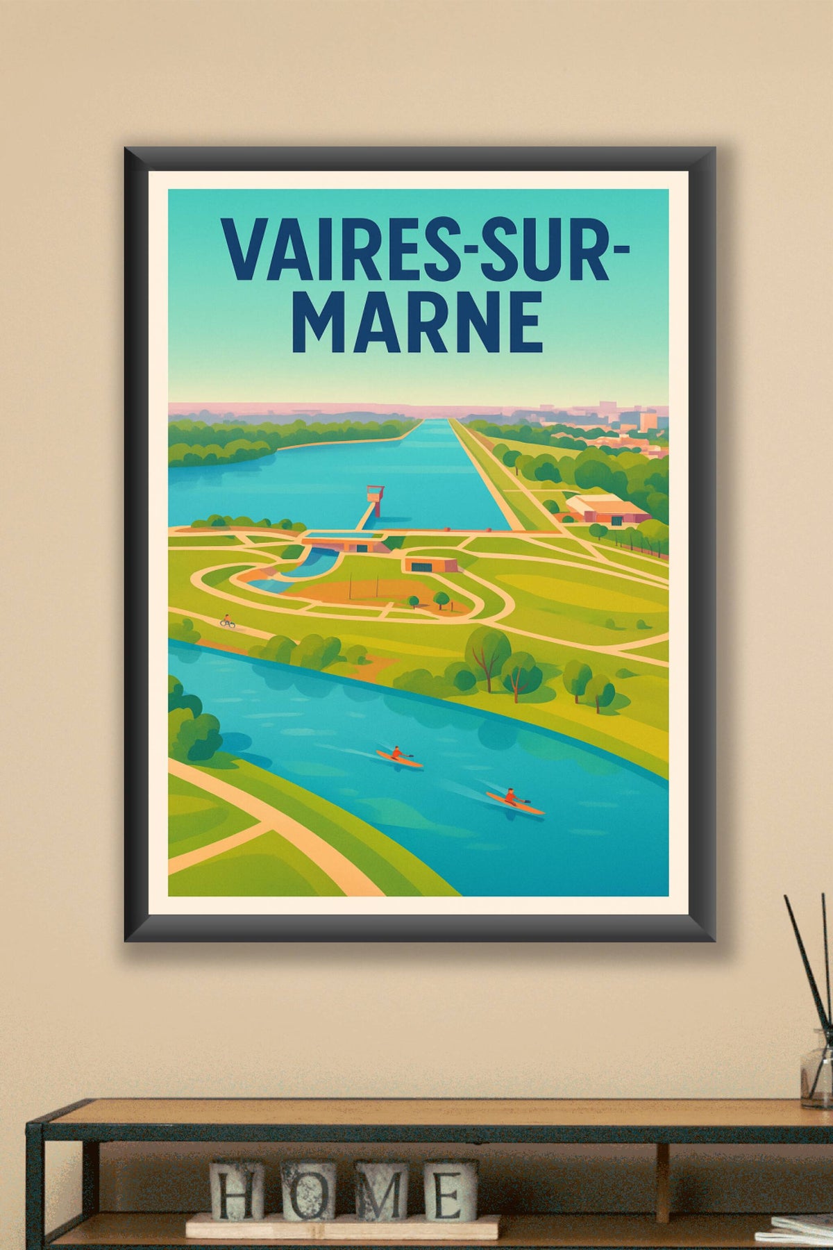 Affiche de Vaires-sur-Marne - Évasion au fil de l'eau