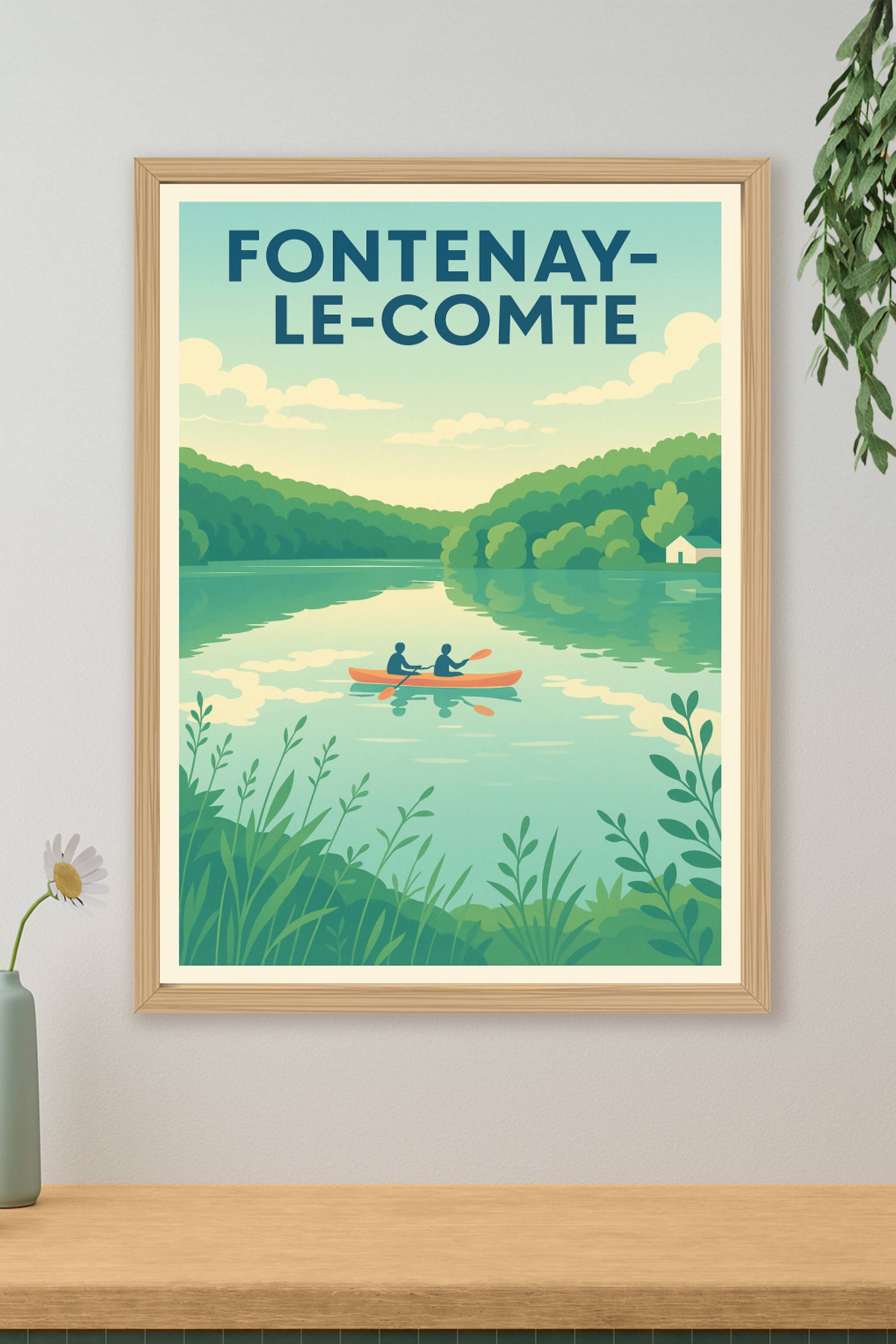 Affiche de Fontenay-le-Comte - Évasion Nature au Fil de l'Eau