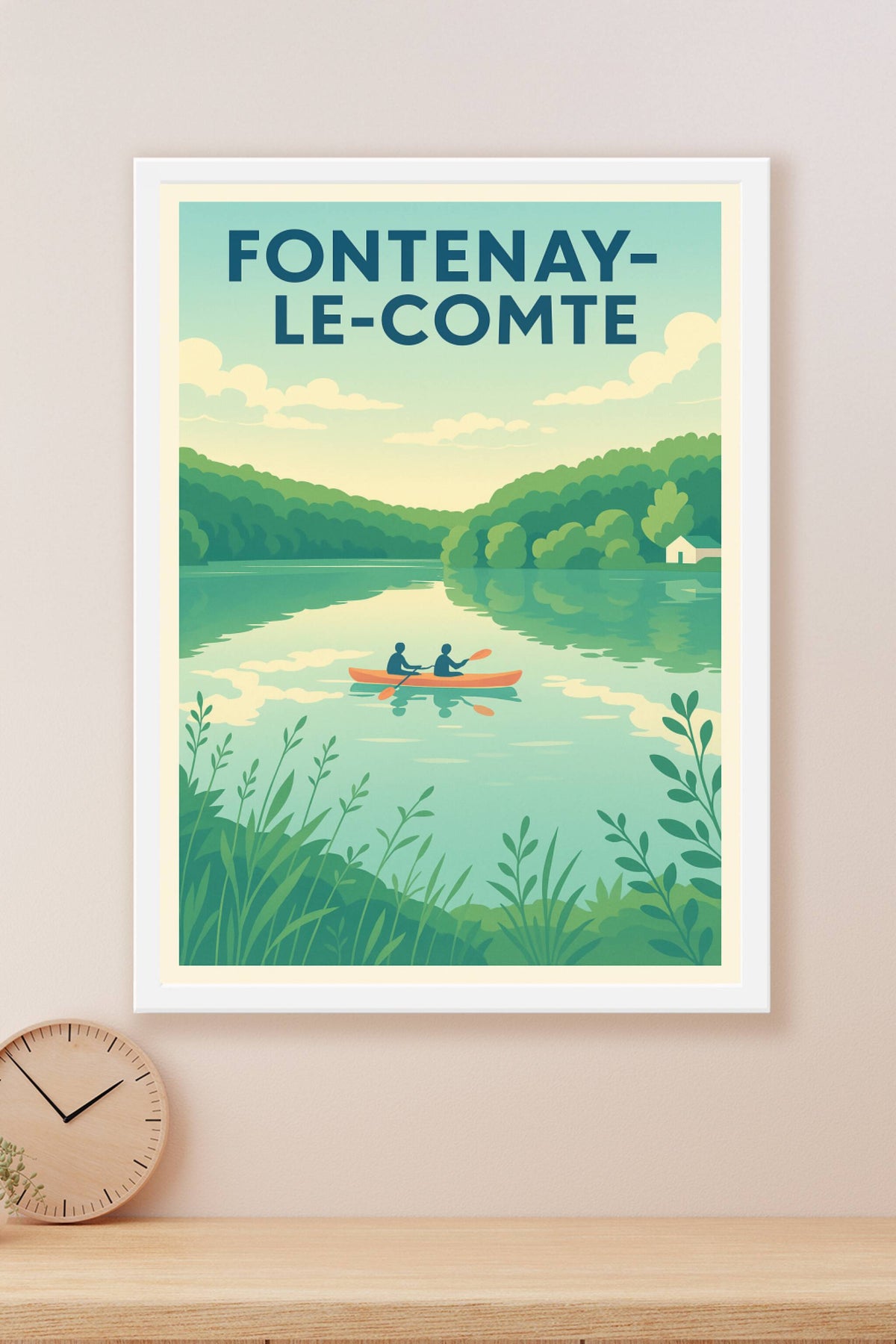 Affiche de Fontenay-le-Comte - Évasion Nature au Fil de l'Eau