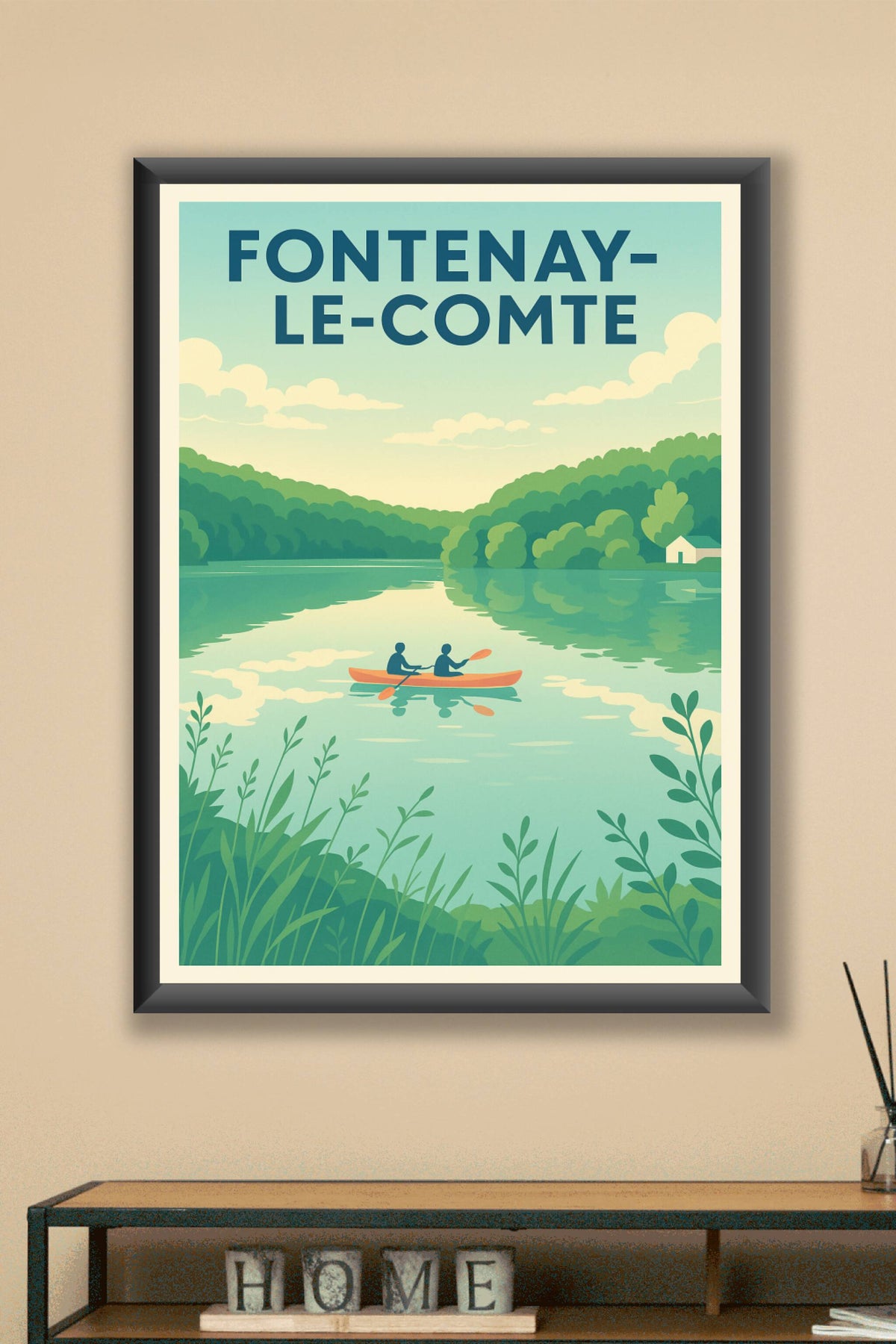 Affiche de Fontenay-le-Comte - Évasion Nature au Fil de l'Eau