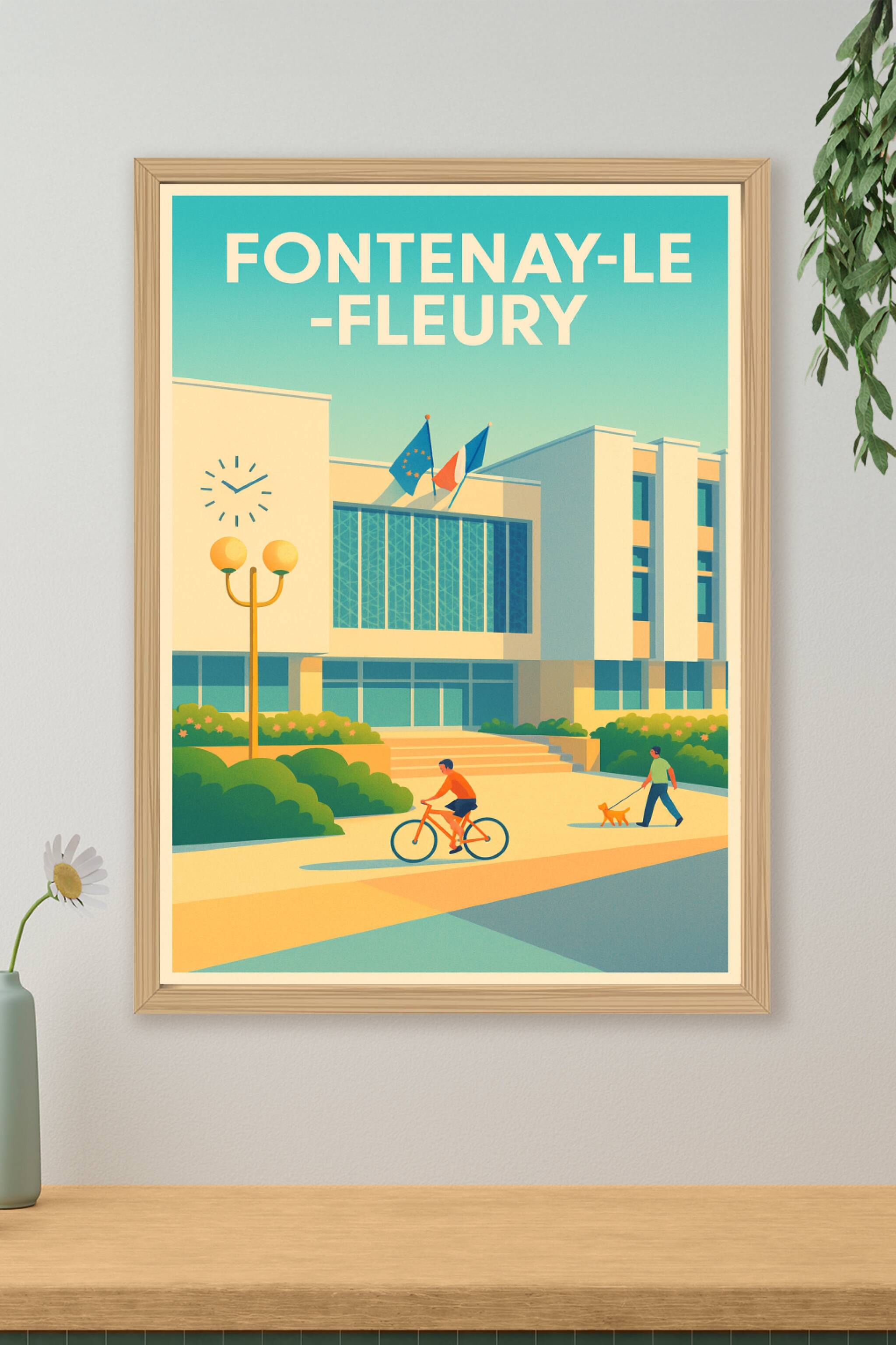 Affiche de Fontenay-le-Fleury - L'élégance moderne au cœur de la ville