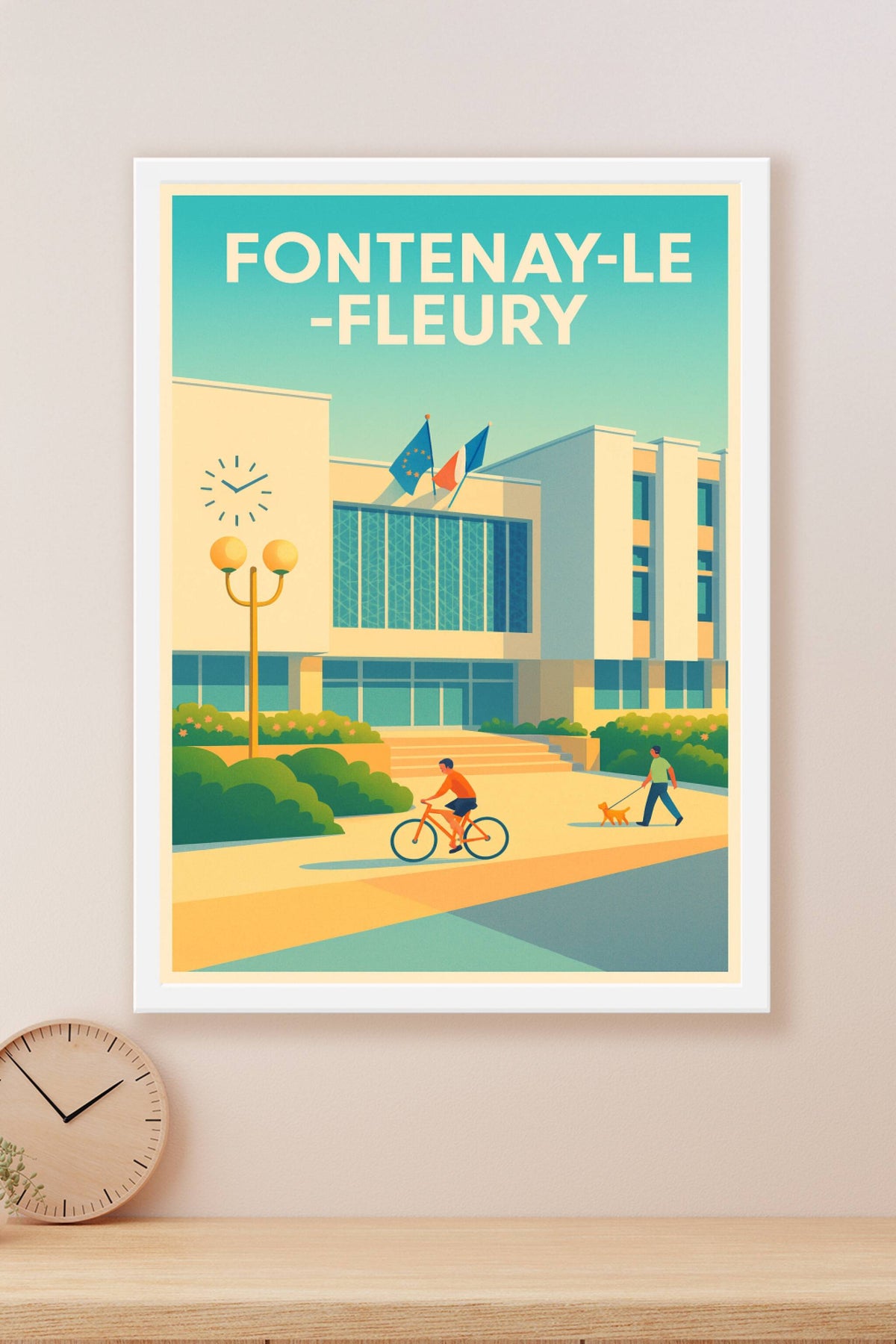 Affiche de Fontenay-le-Fleury - L'élégance moderne au cœur de la ville
