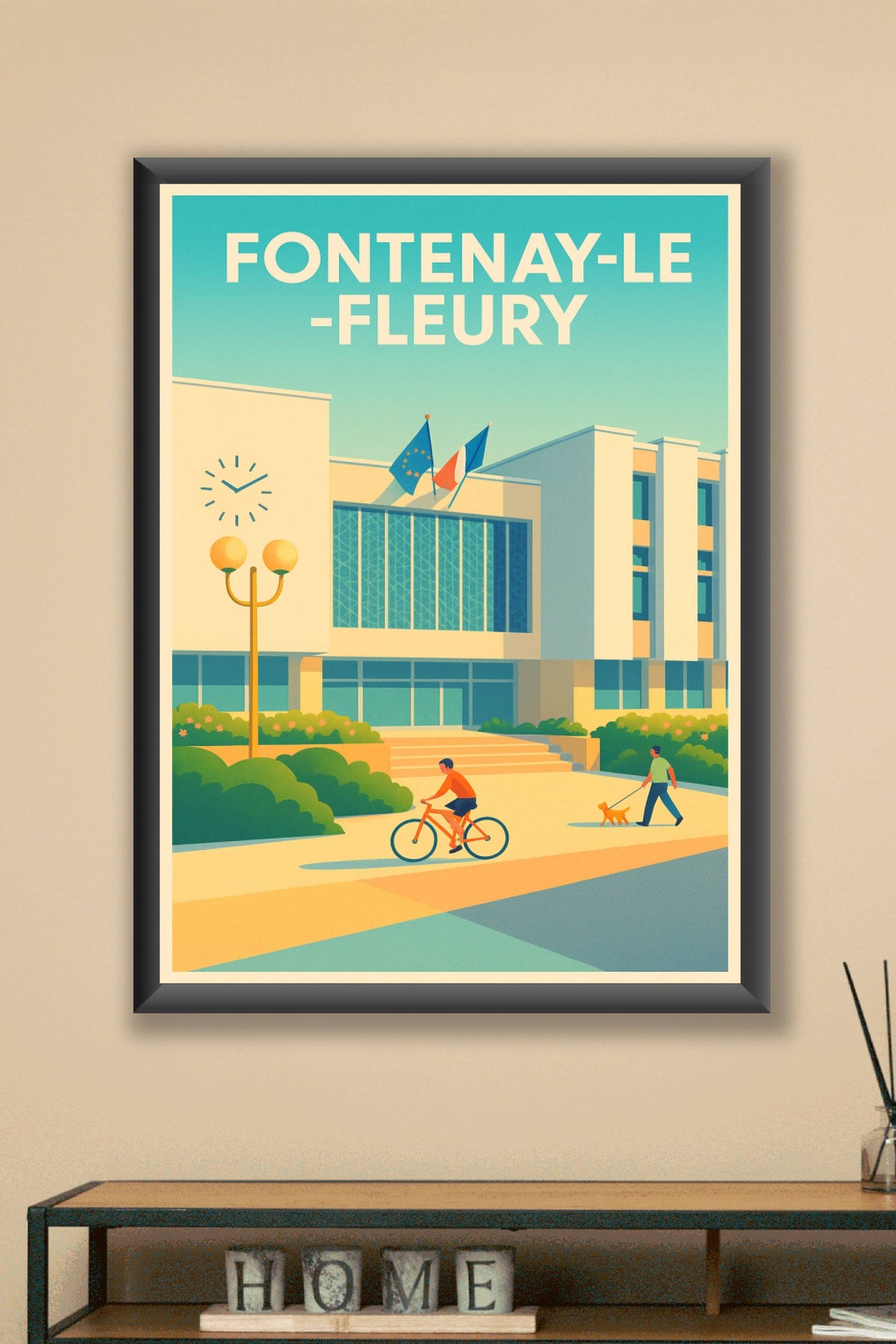 Affiche de Fontenay-le-Fleury - L'élégance moderne au cœur de la ville