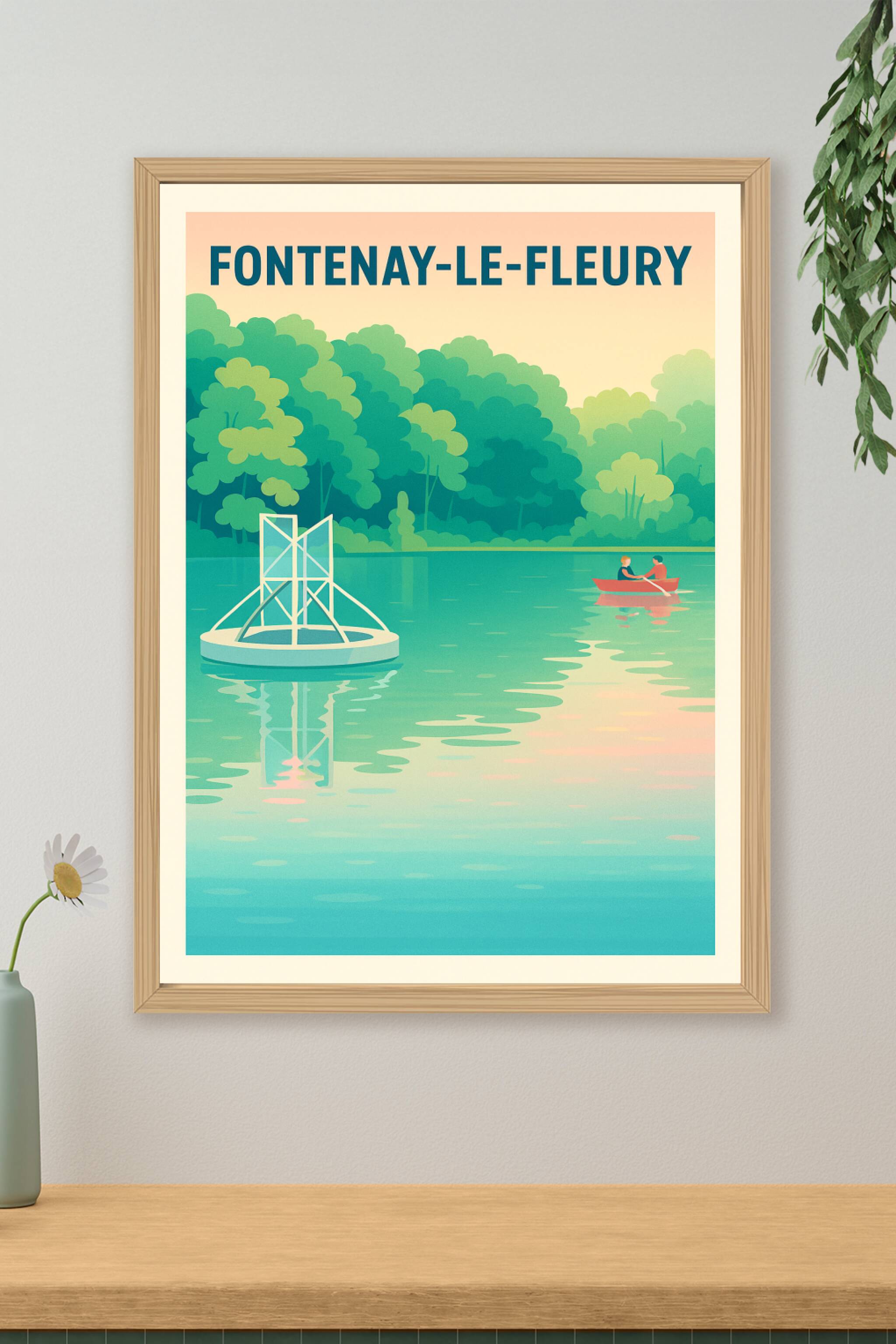 Affiche de Fontenay-le-Fleury - Sérénité au fil de l'eau