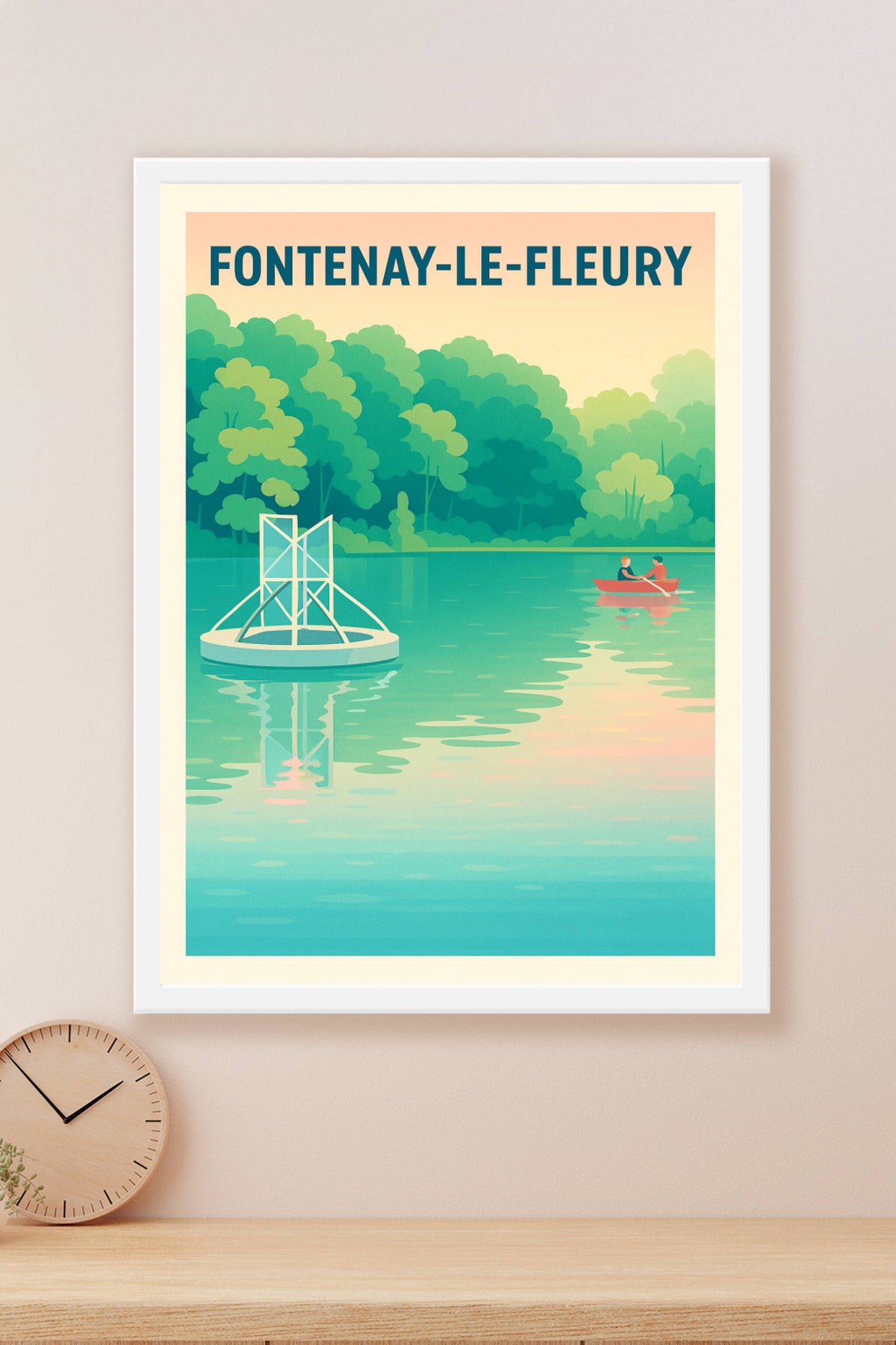 Affiche de Fontenay-le-Fleury - Sérénité au fil de l'eau