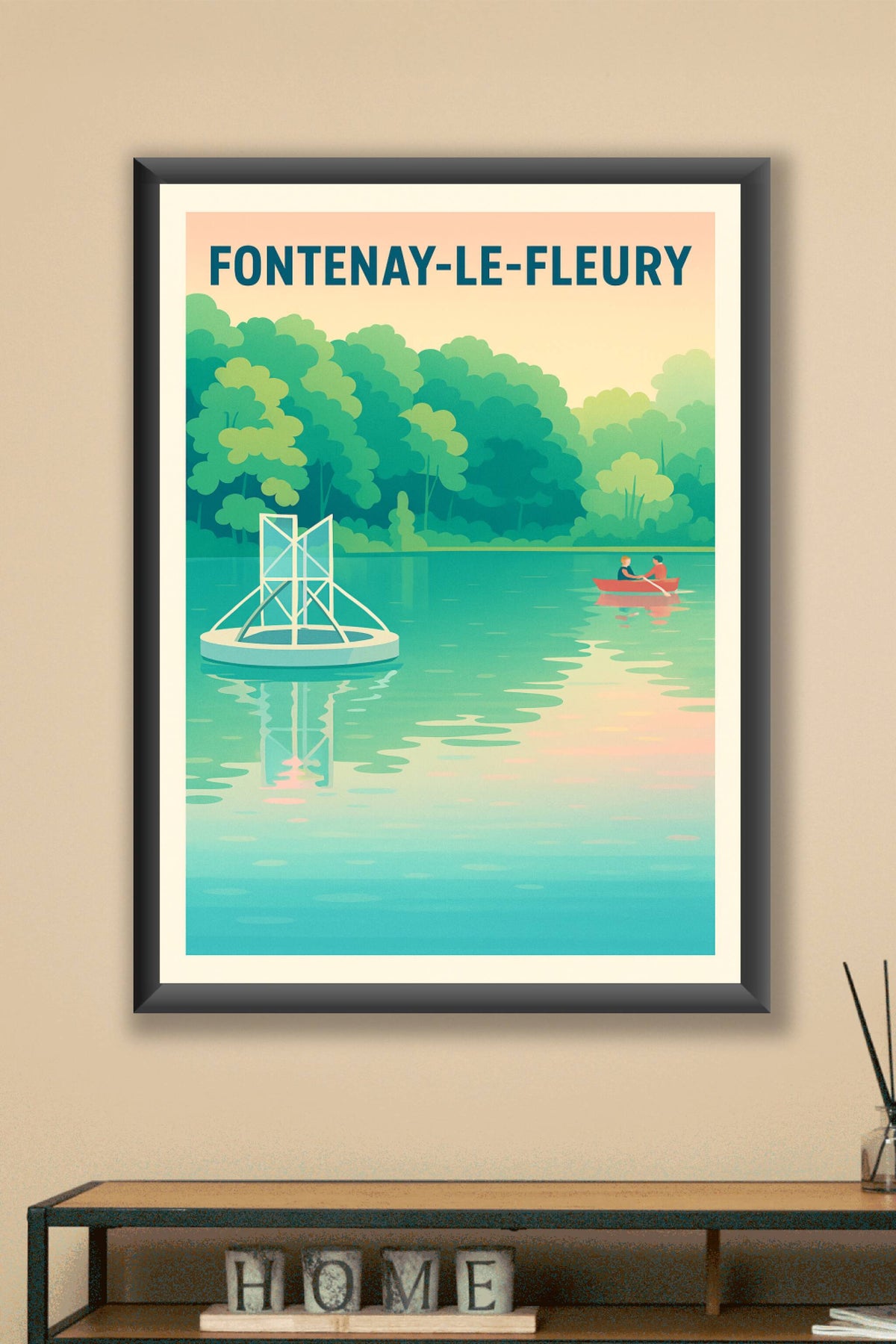 Affiche de Fontenay-le-Fleury - Sérénité au fil de l'eau
