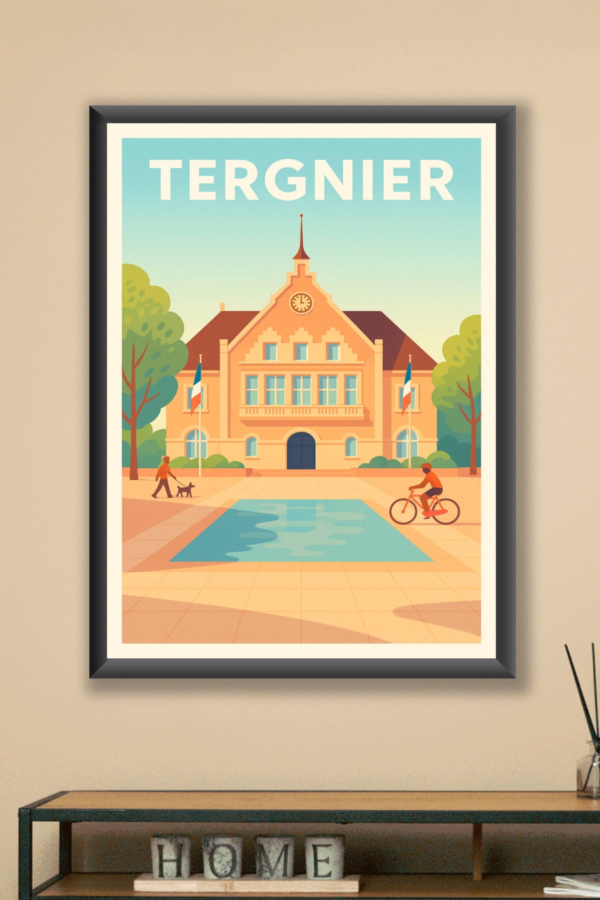 Affiche de Tergnier - Charme et sérénité au cœur de la ville