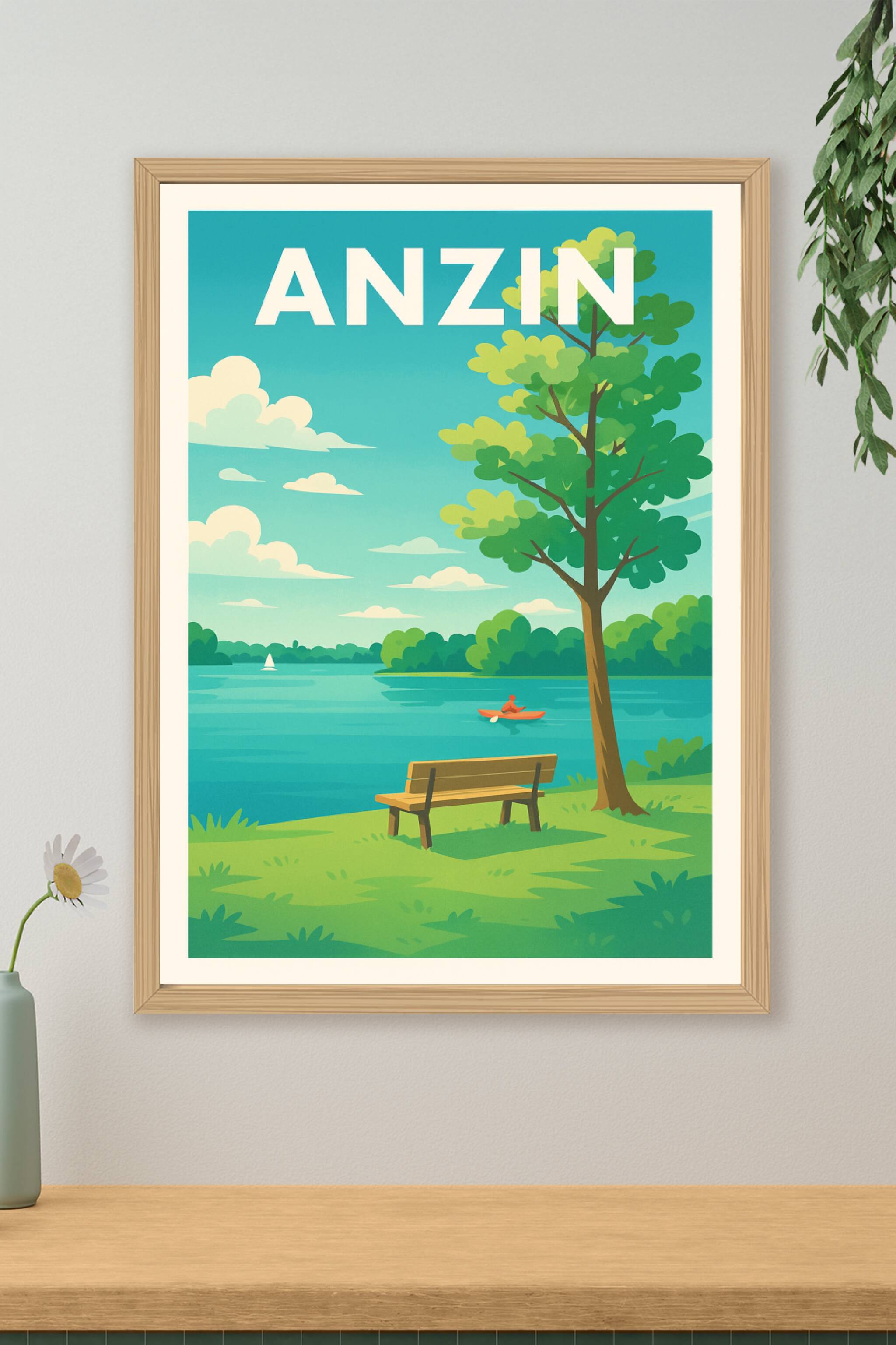 Affiche de Anzin - Évasion au bord de l'eau