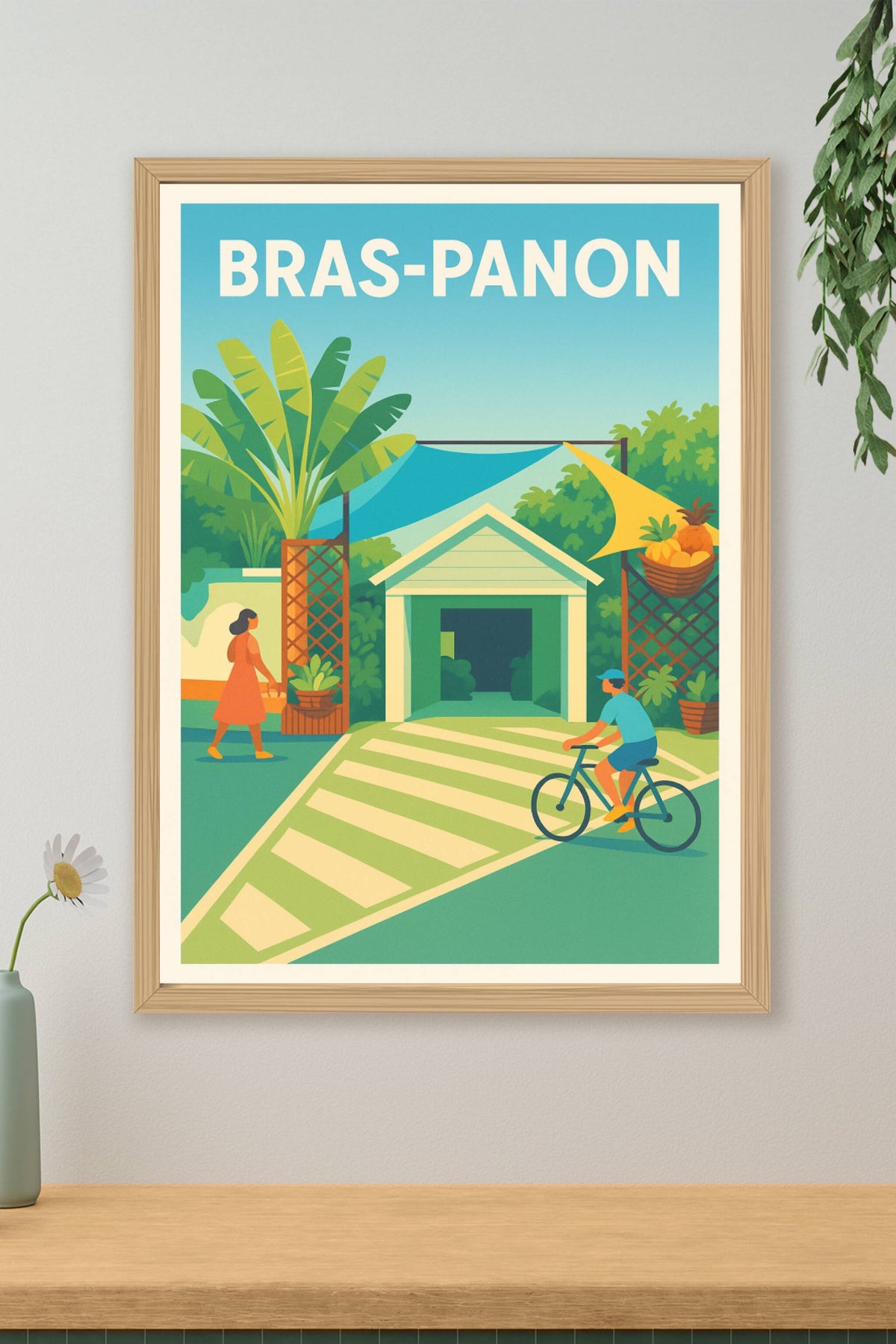 Affiche de Bras-Panon - Évasion tropicale et douceur de vivre