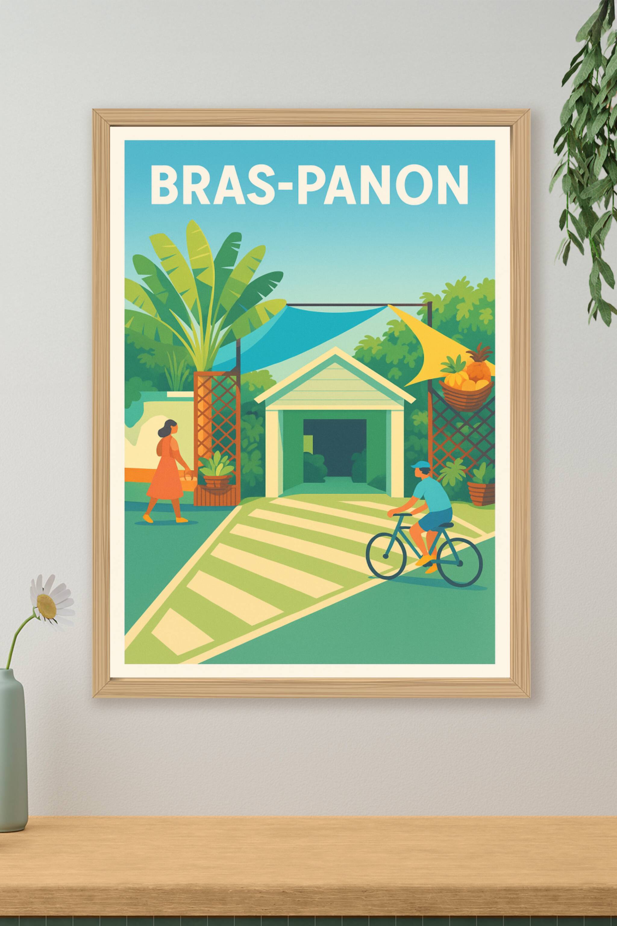 Affiche de Bras-Panon - Évasion tropicale et douceur de vivre