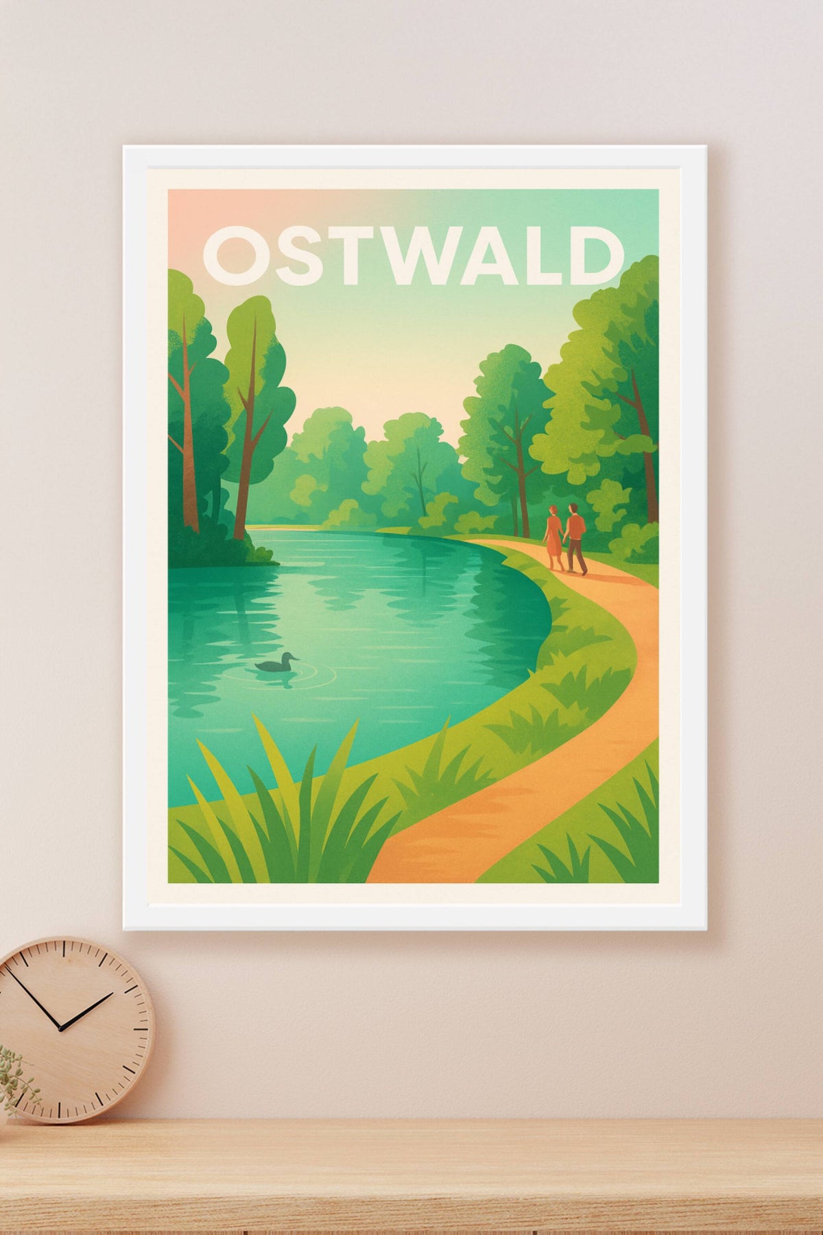Affiche de Ostwald - Échappée bucolique au bord de l'eau