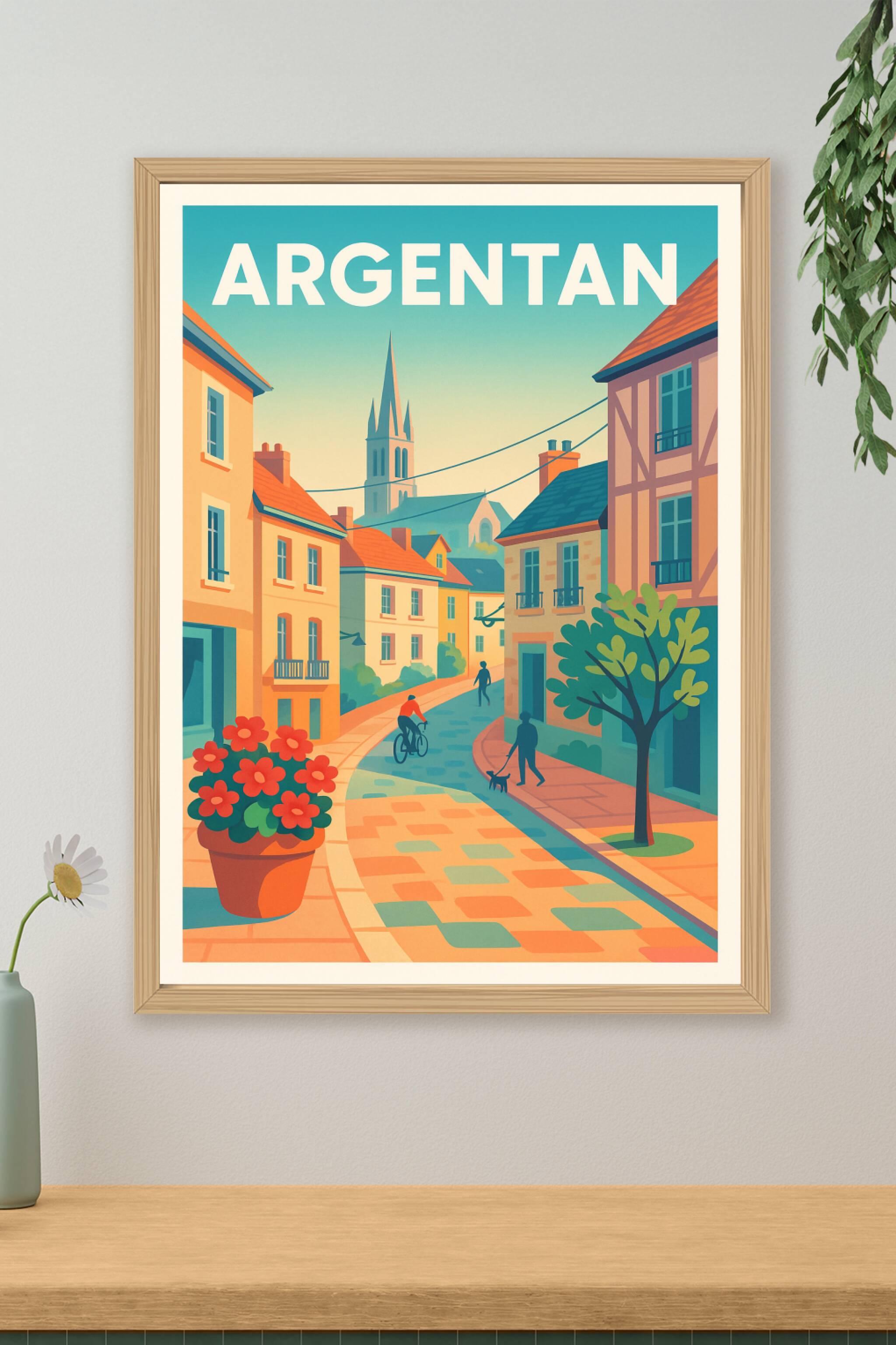Affiche de Argentan - Flânerie paisible au cœur de la Normandie