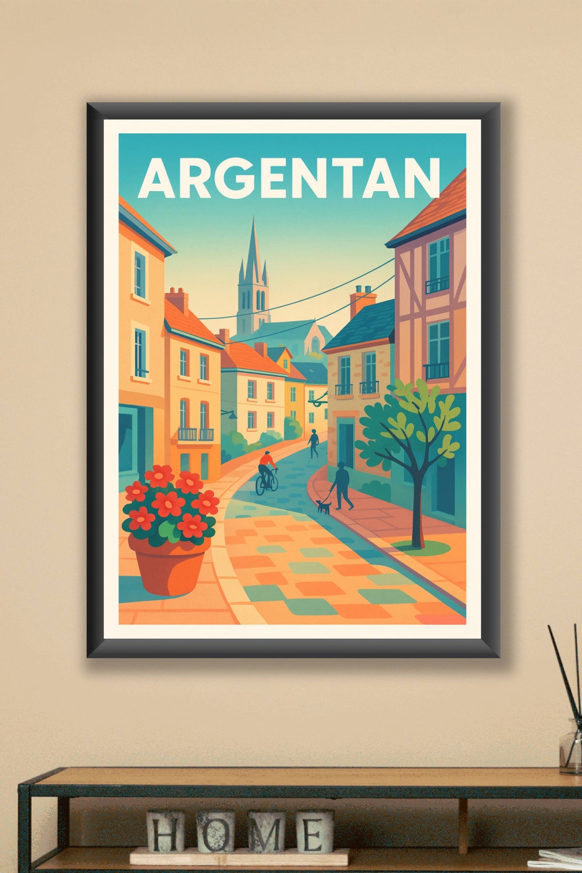 Affiche de Argentan - Flânerie paisible au cœur de la Normandie