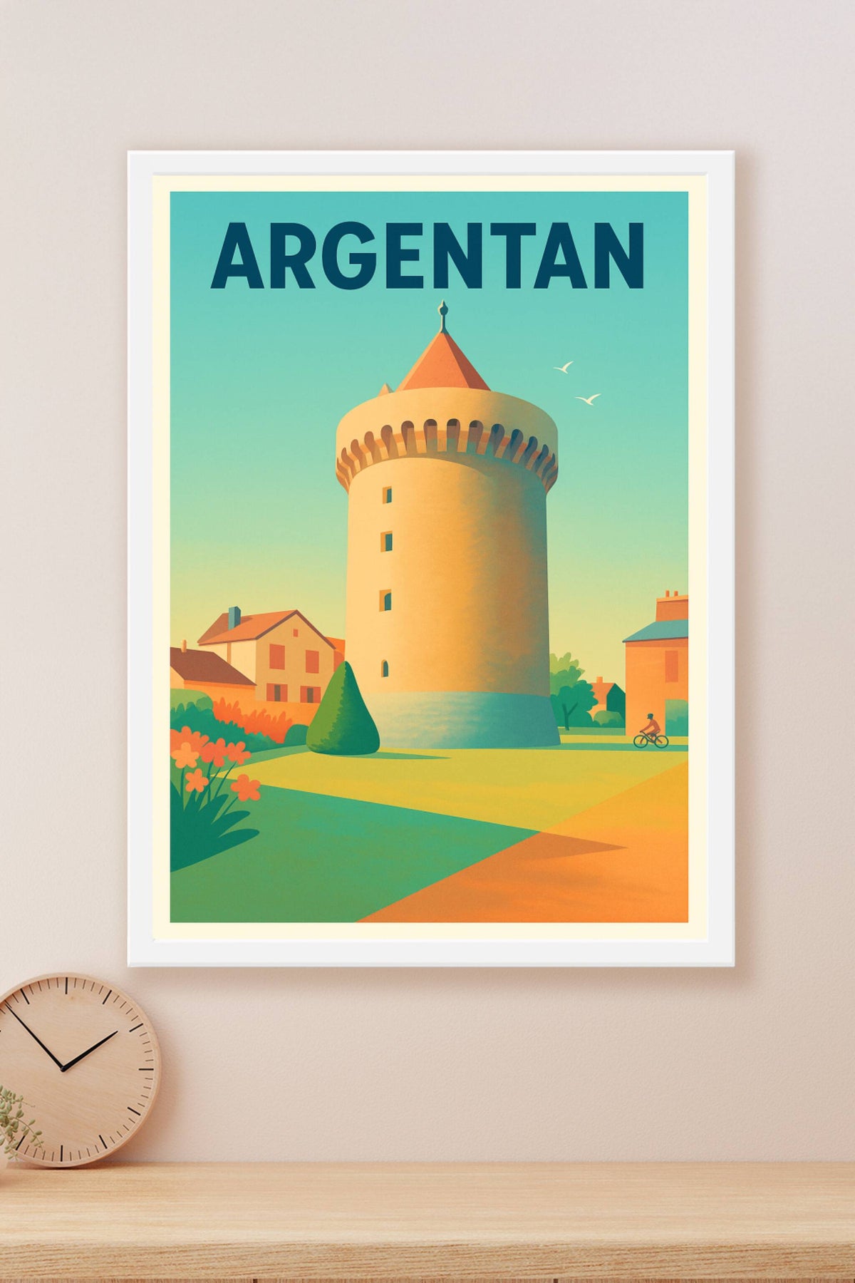 Affiche de Argentan - Charme intemporel de la Tour de la ville