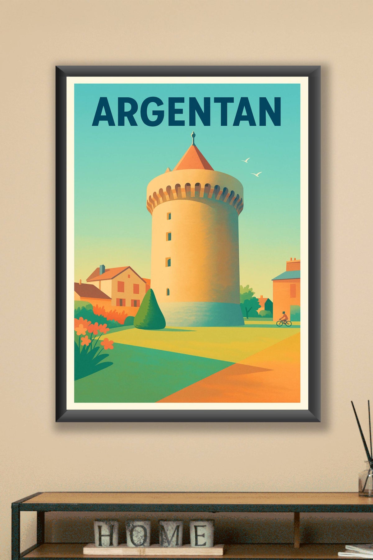 Affiche de Argentan - Charme intemporel de la Tour de la ville