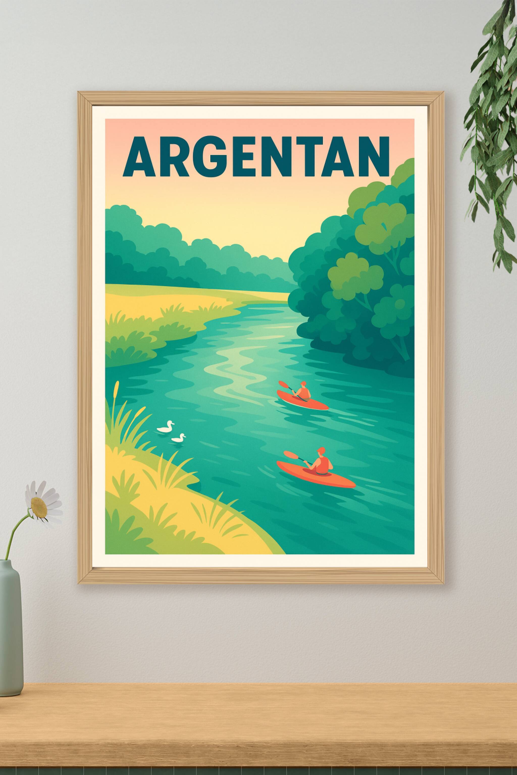 Affiche de Argentan - Évasion nature en canoë
