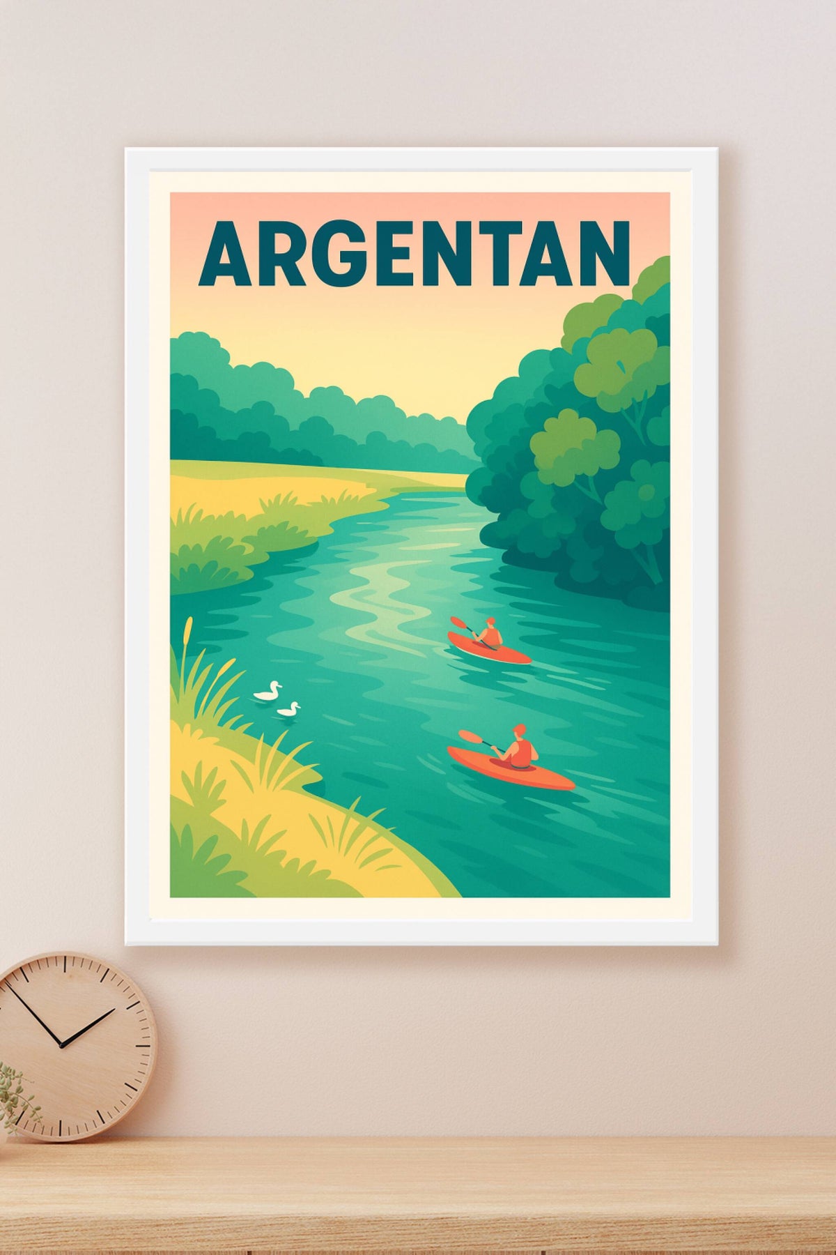 Affiche de Argentan - Évasion nature en canoë