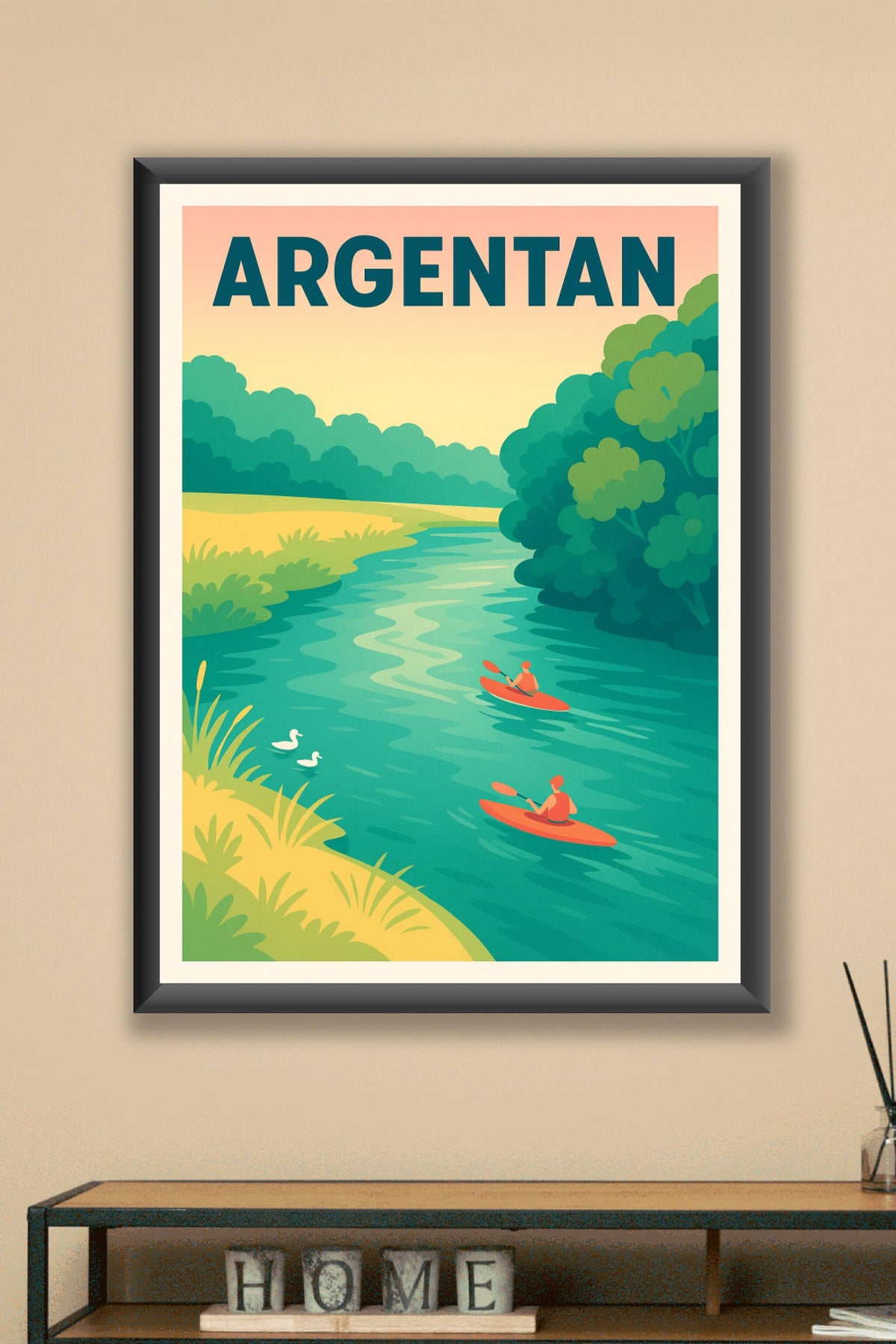 Affiche de Argentan - Évasion nature en canoë