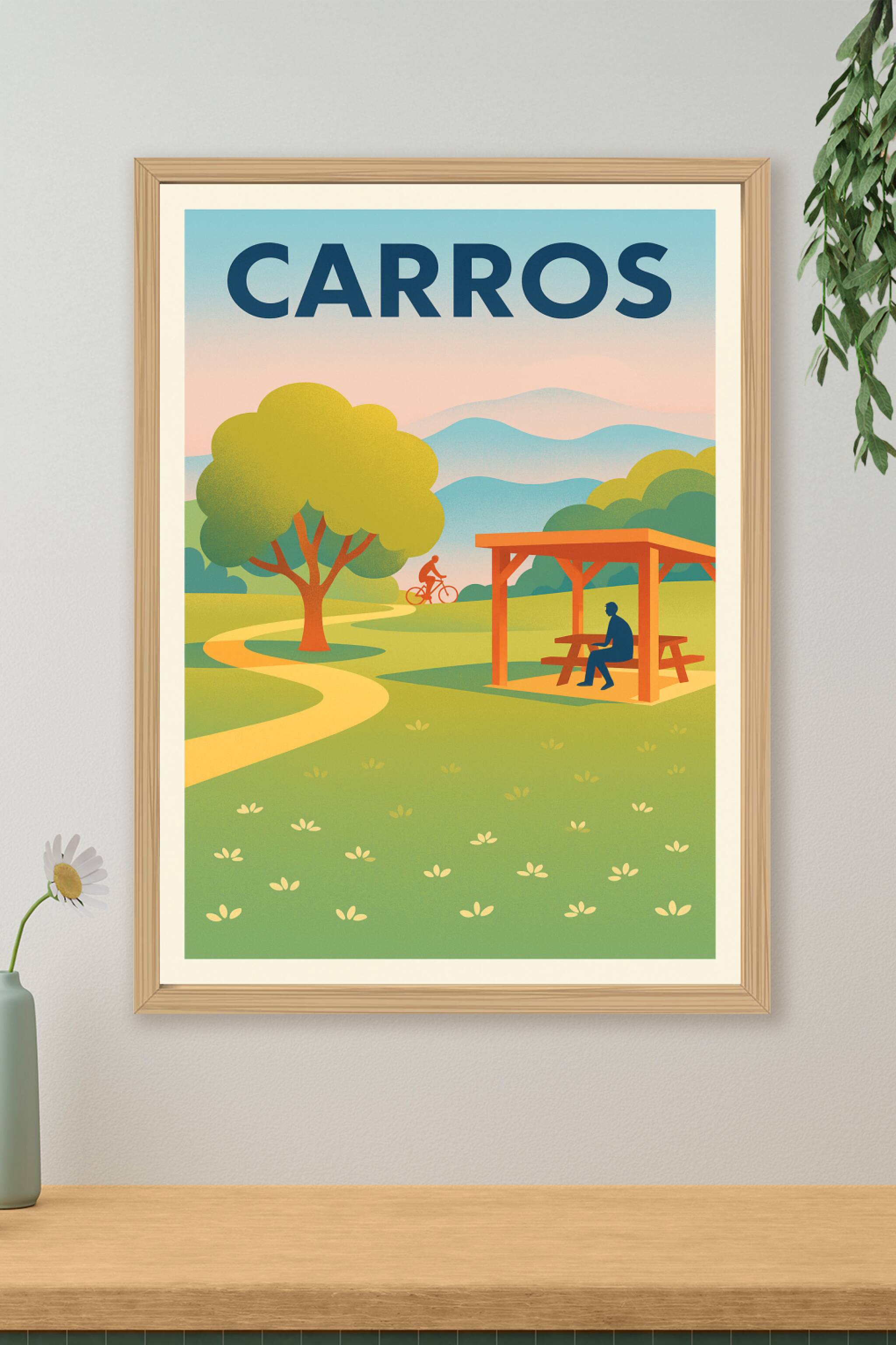 Affiche de Carros - Évasion et sérénité en pleine nature