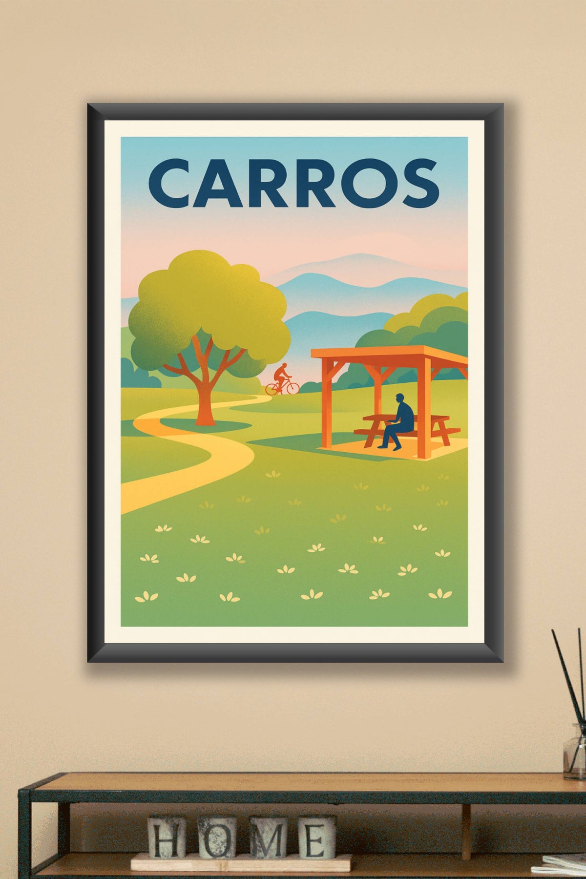 Affiche de Carros - Évasion et sérénité en pleine nature