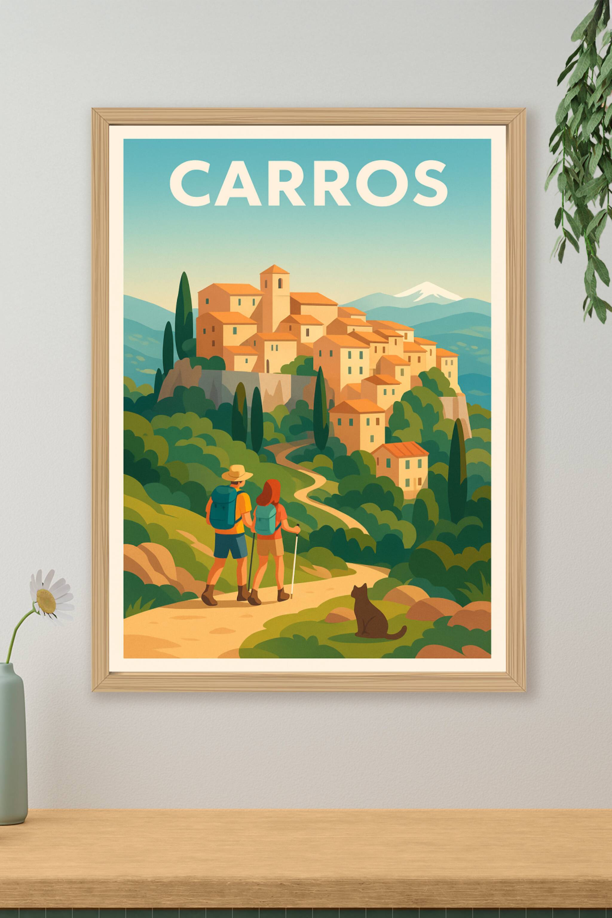 Affiche de Carros - Balade au cœur du village perché
