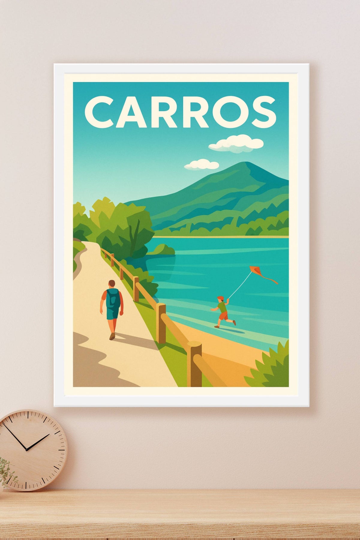 Affiche de Carros - Évasion et nature au bord de l'eau