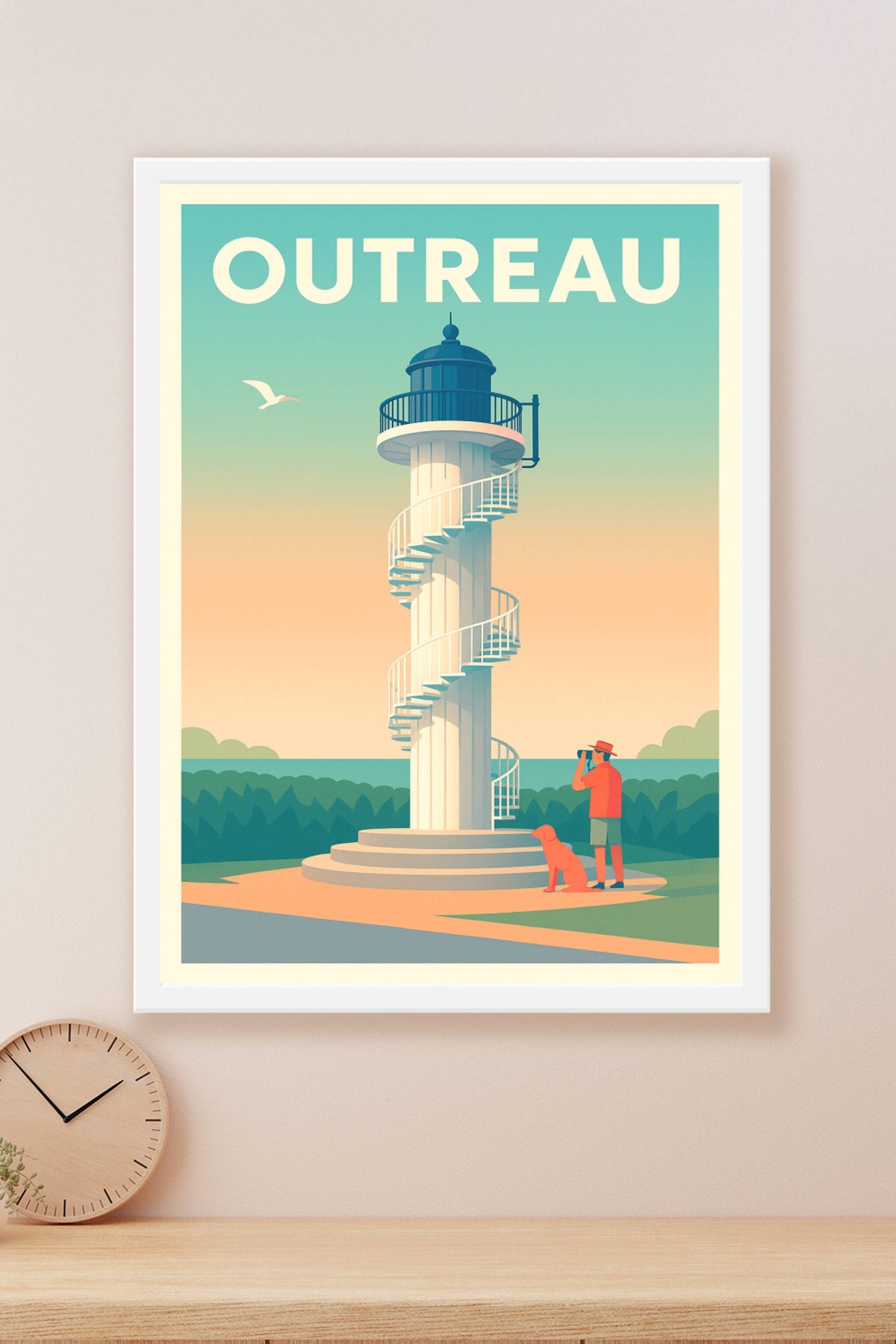 Affiche de Outreau - Le phare et ses découvertes maritimes