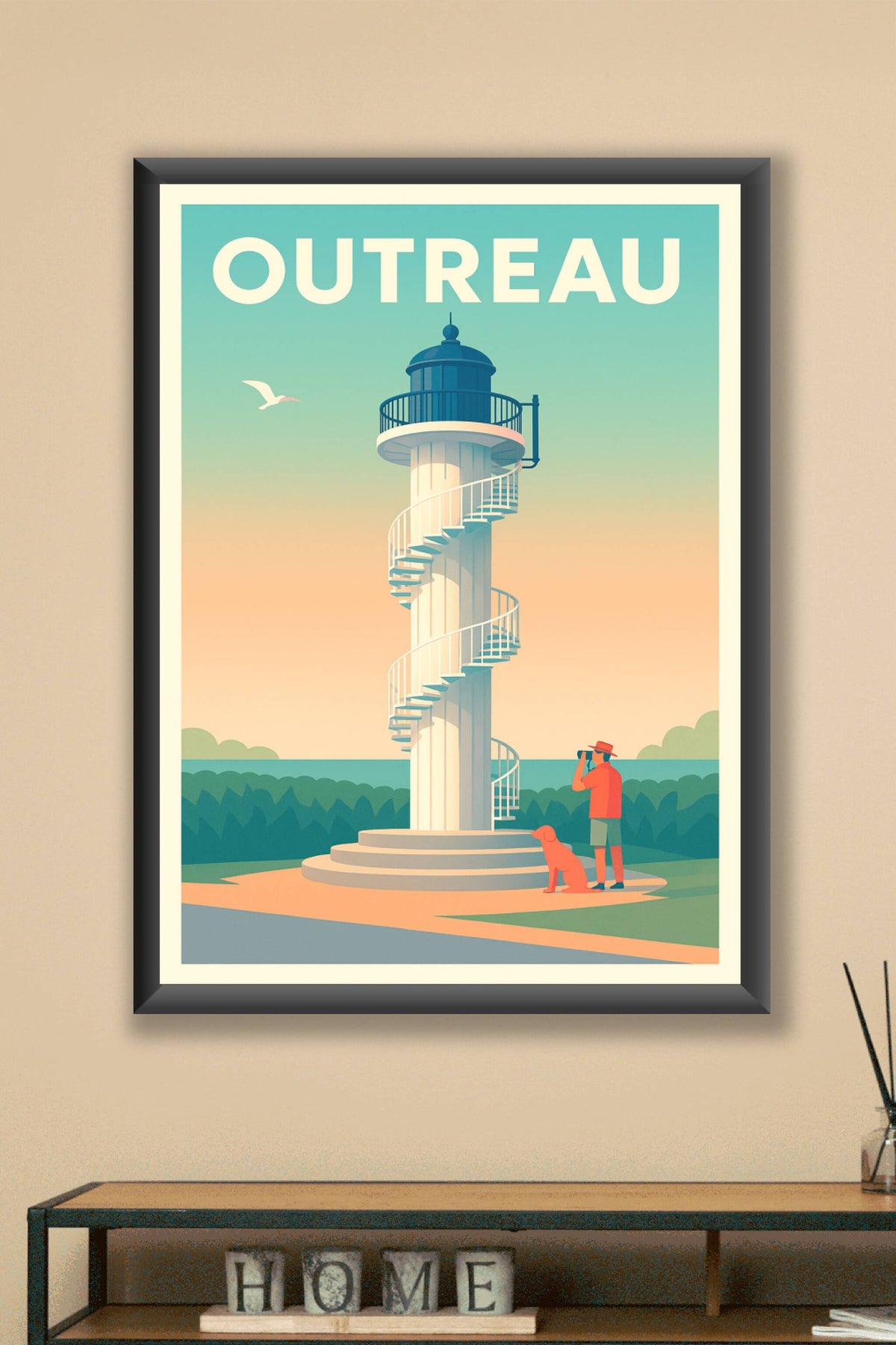 Affiche de Outreau - Le phare et ses découvertes maritimes