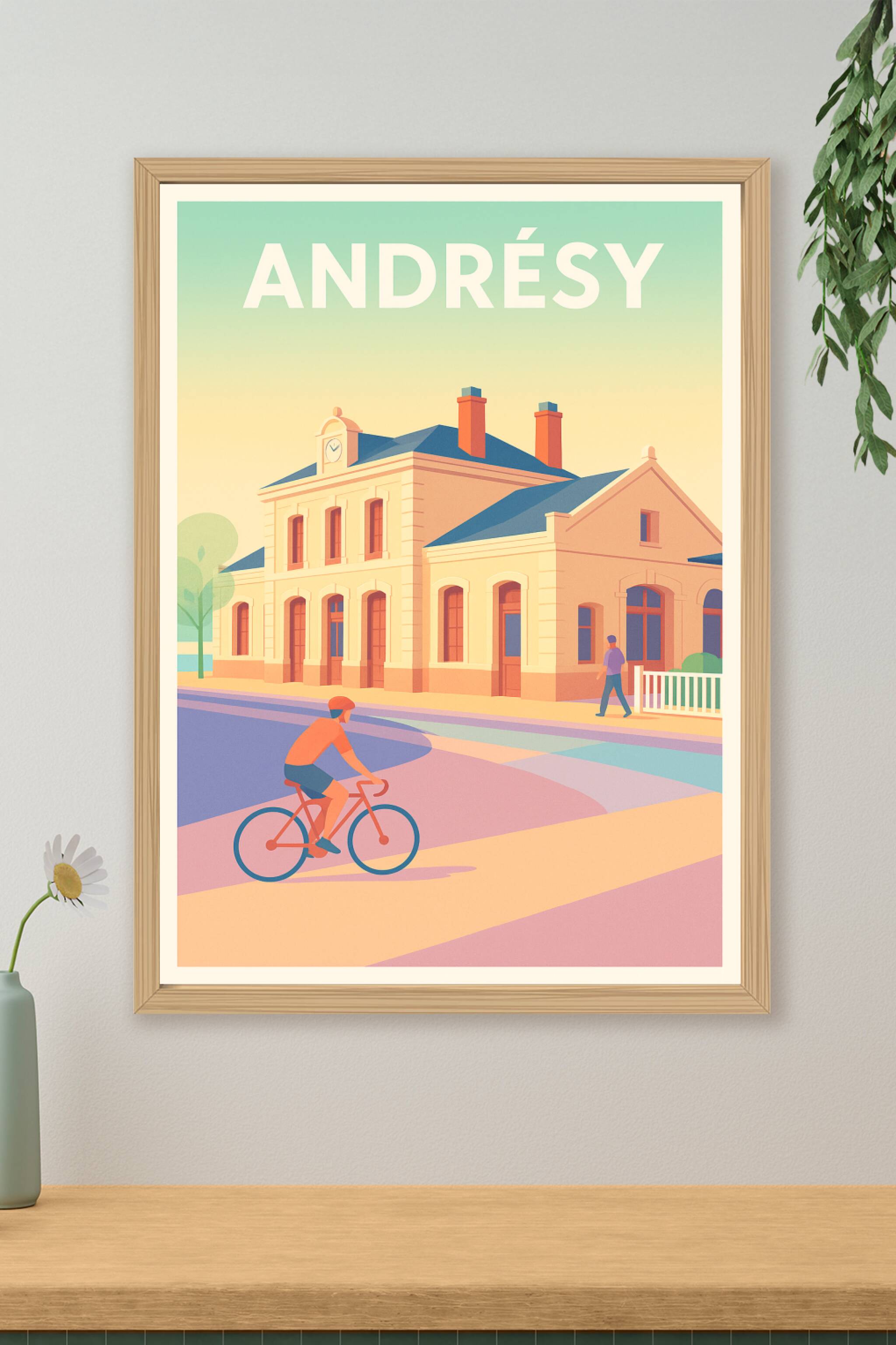 Affiche de Andrésy - Charme et douceur d'une ville harmonieuse