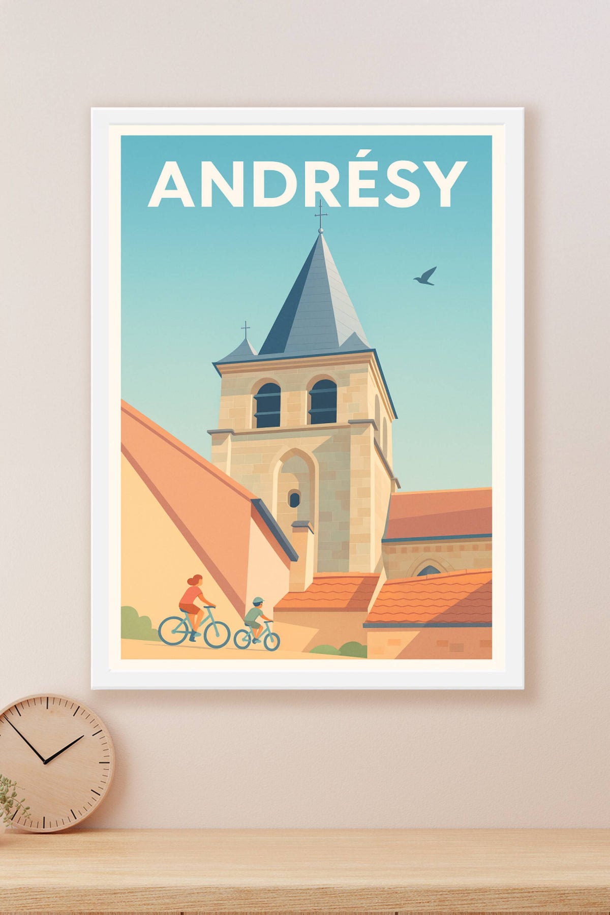 Affiche de Andrésy - La douceur du patrimoine en vélo