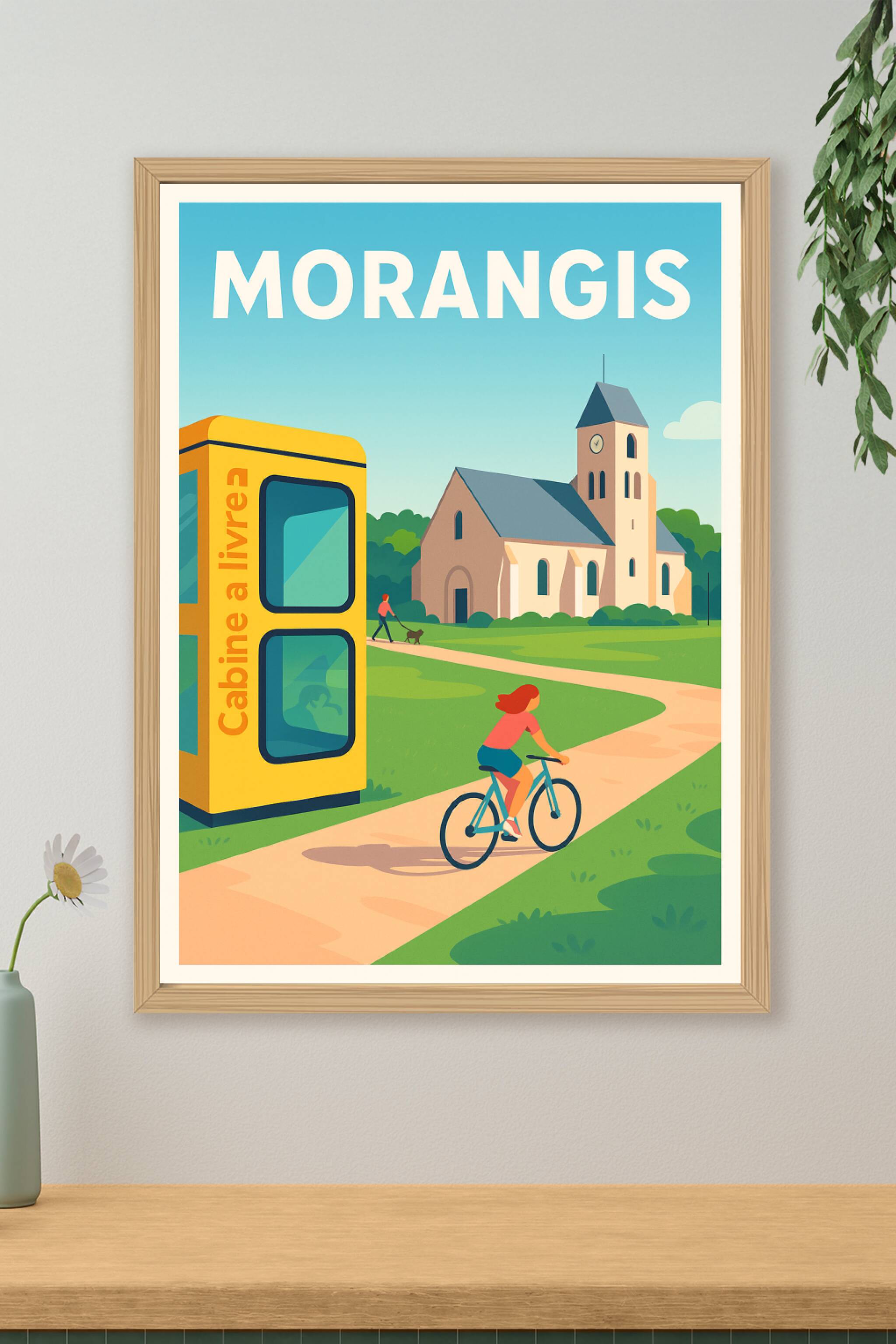 Affiche de Morangis - L'élégance tranquille au cœur du parc