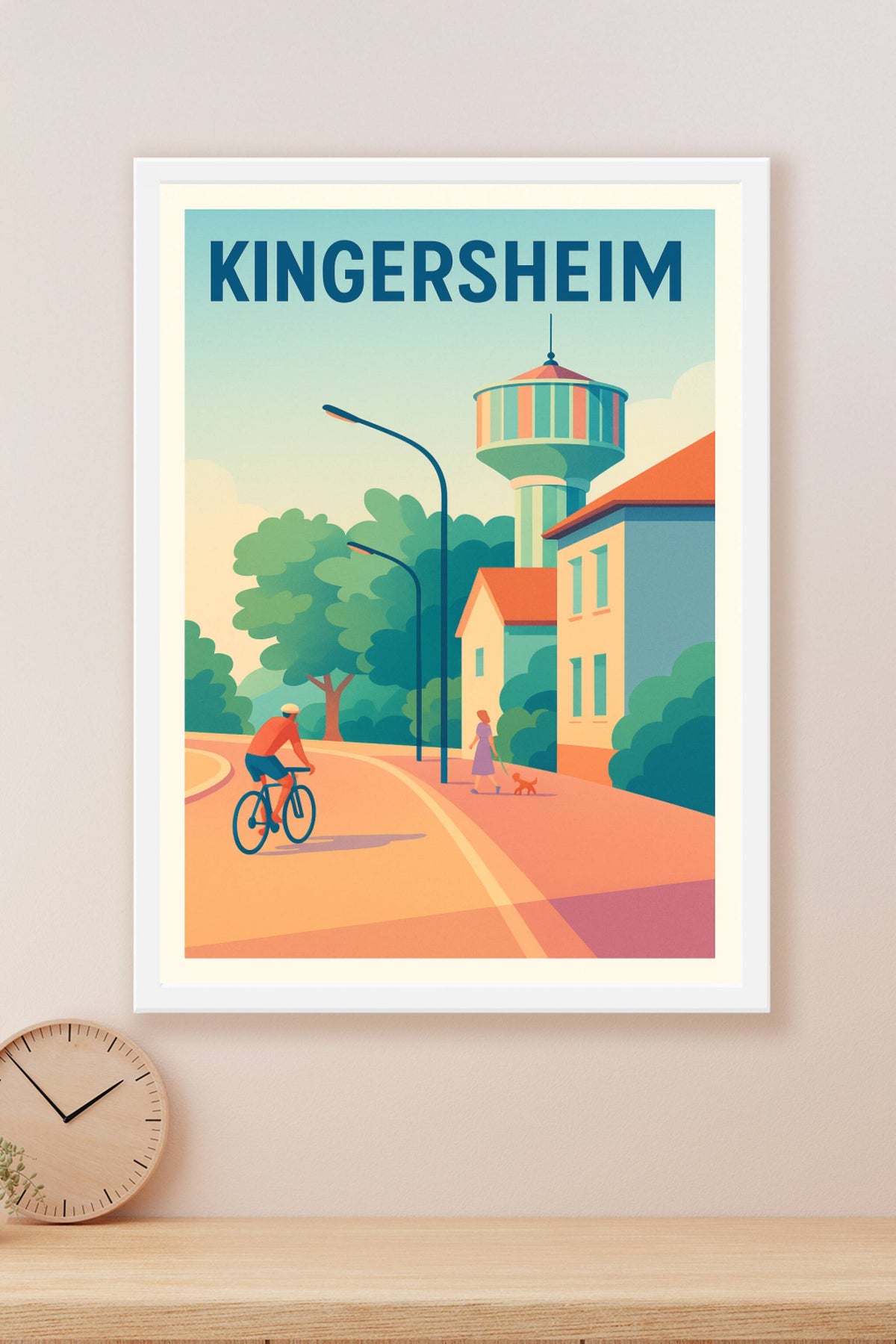 Affiche de Kingersheim - Douceur de vivre en Alsace