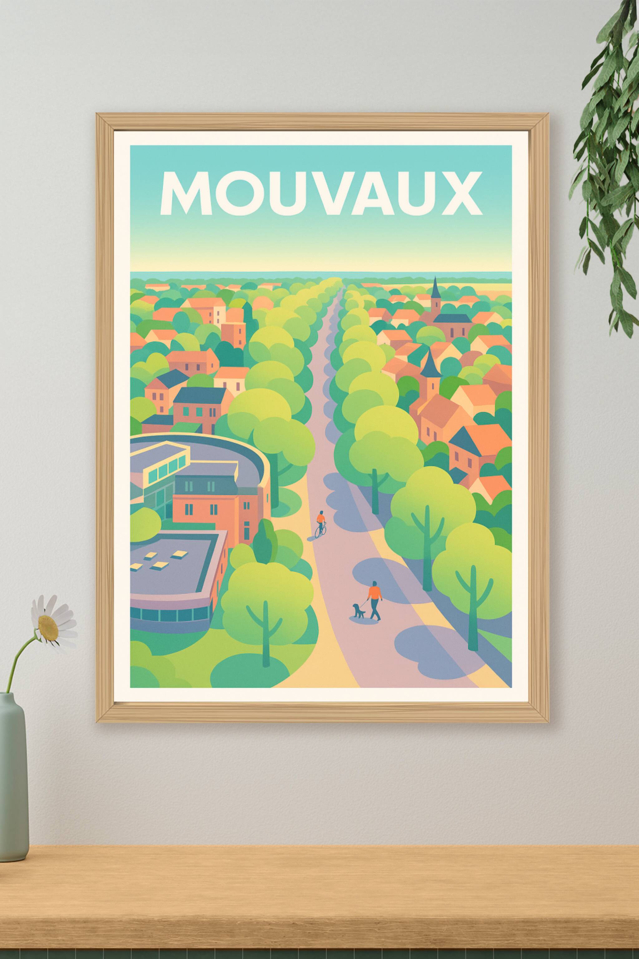 Affiche de Mouvaux - Promenade bucolique en ville