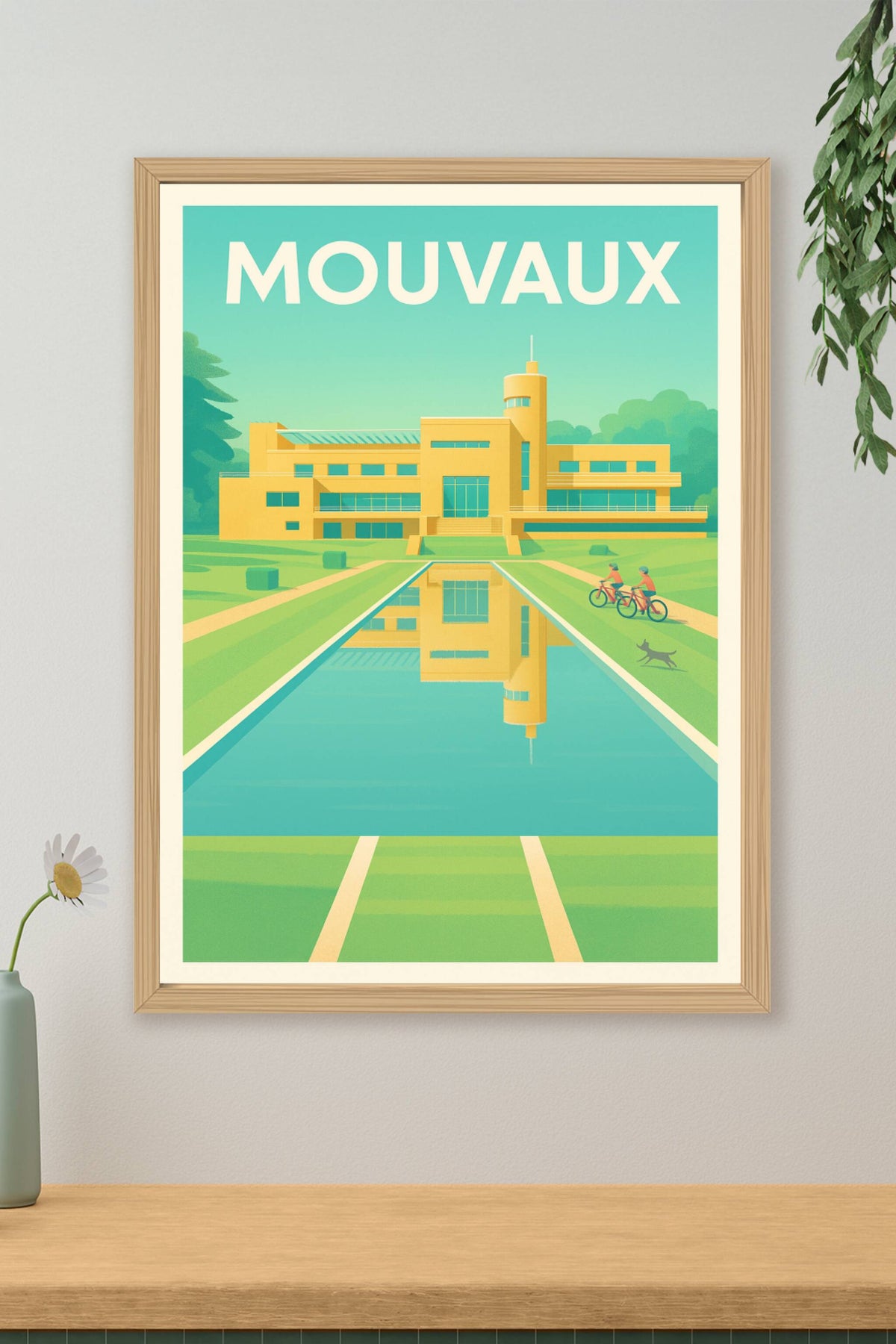 Affiche de Mouvaux - Architecture et nature en harmonie