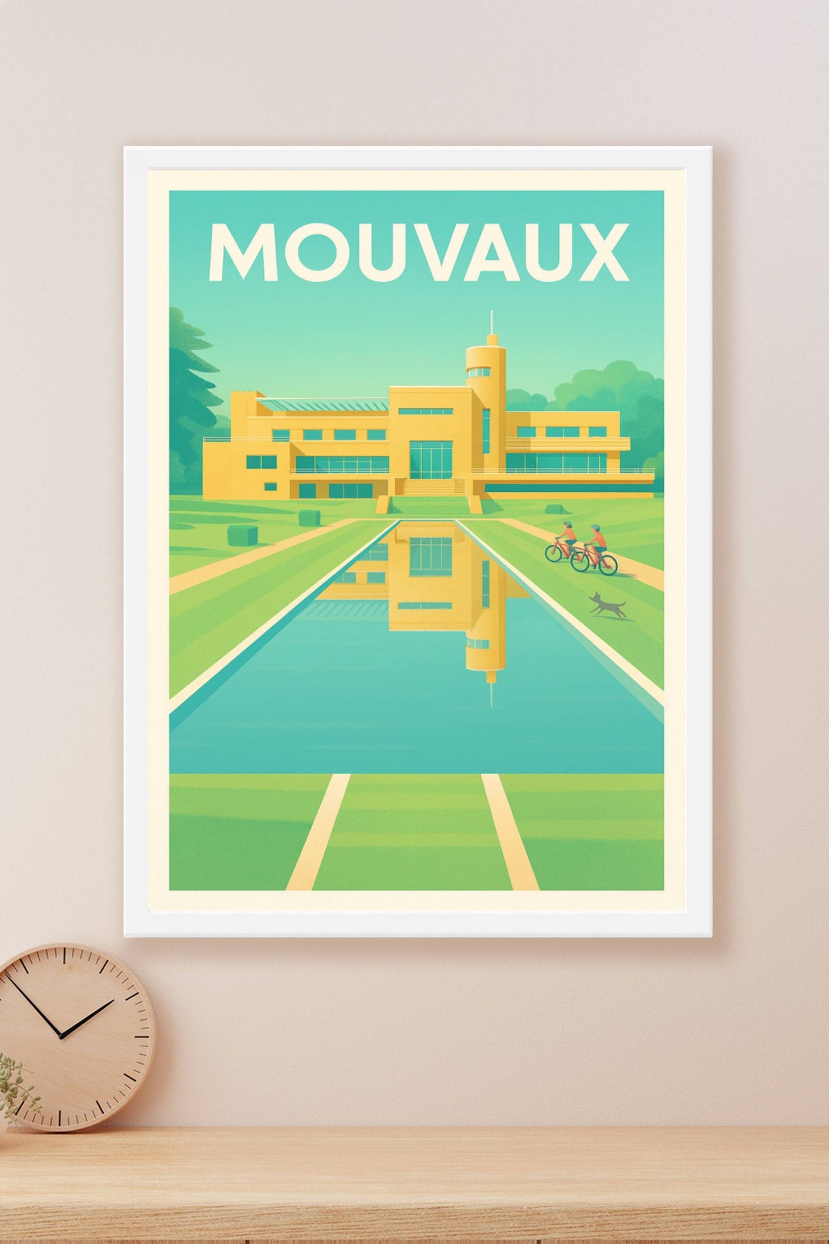 Affiche de Mouvaux - Architecture et nature en harmonie