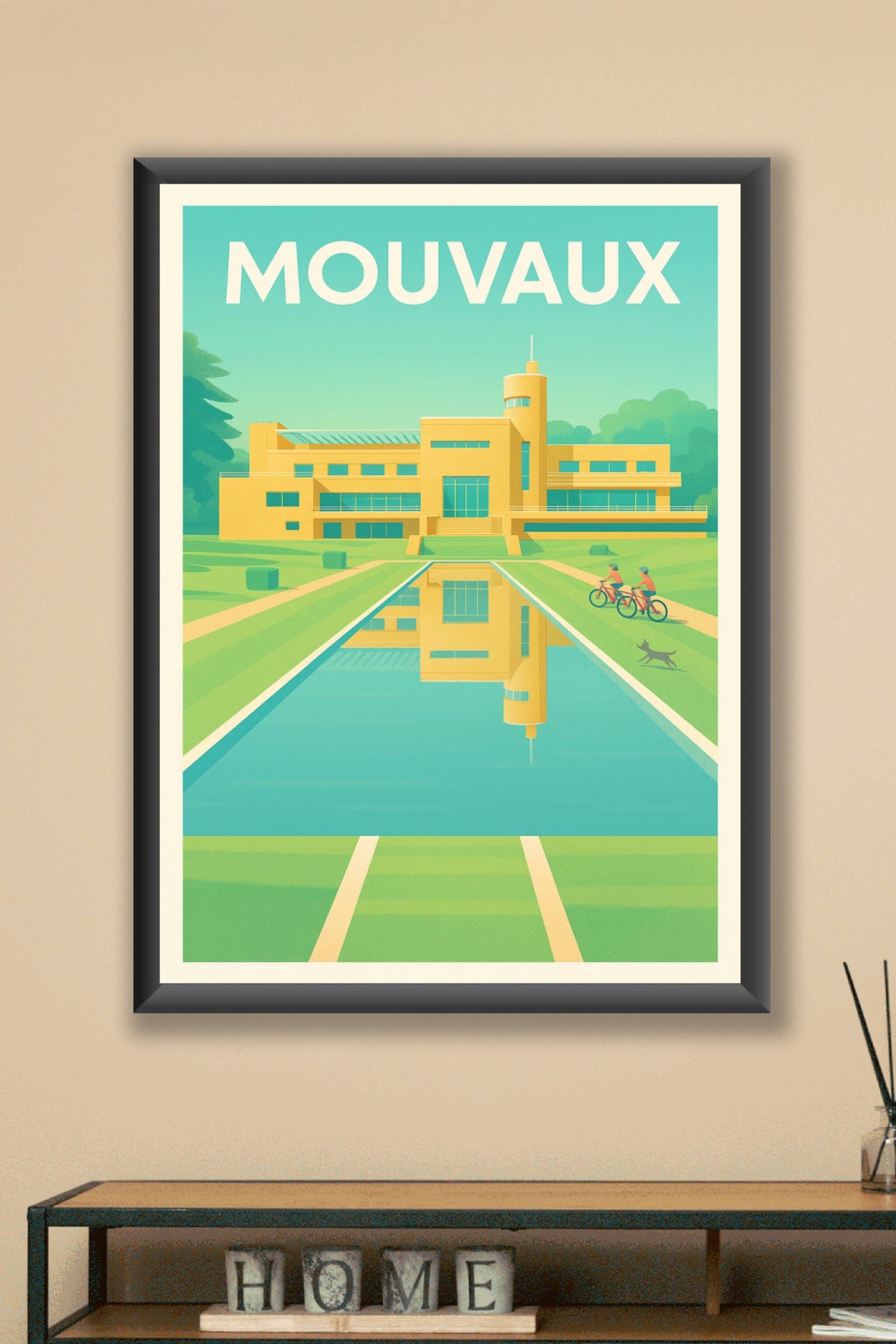 Affiche de Mouvaux - Architecture et nature en harmonie