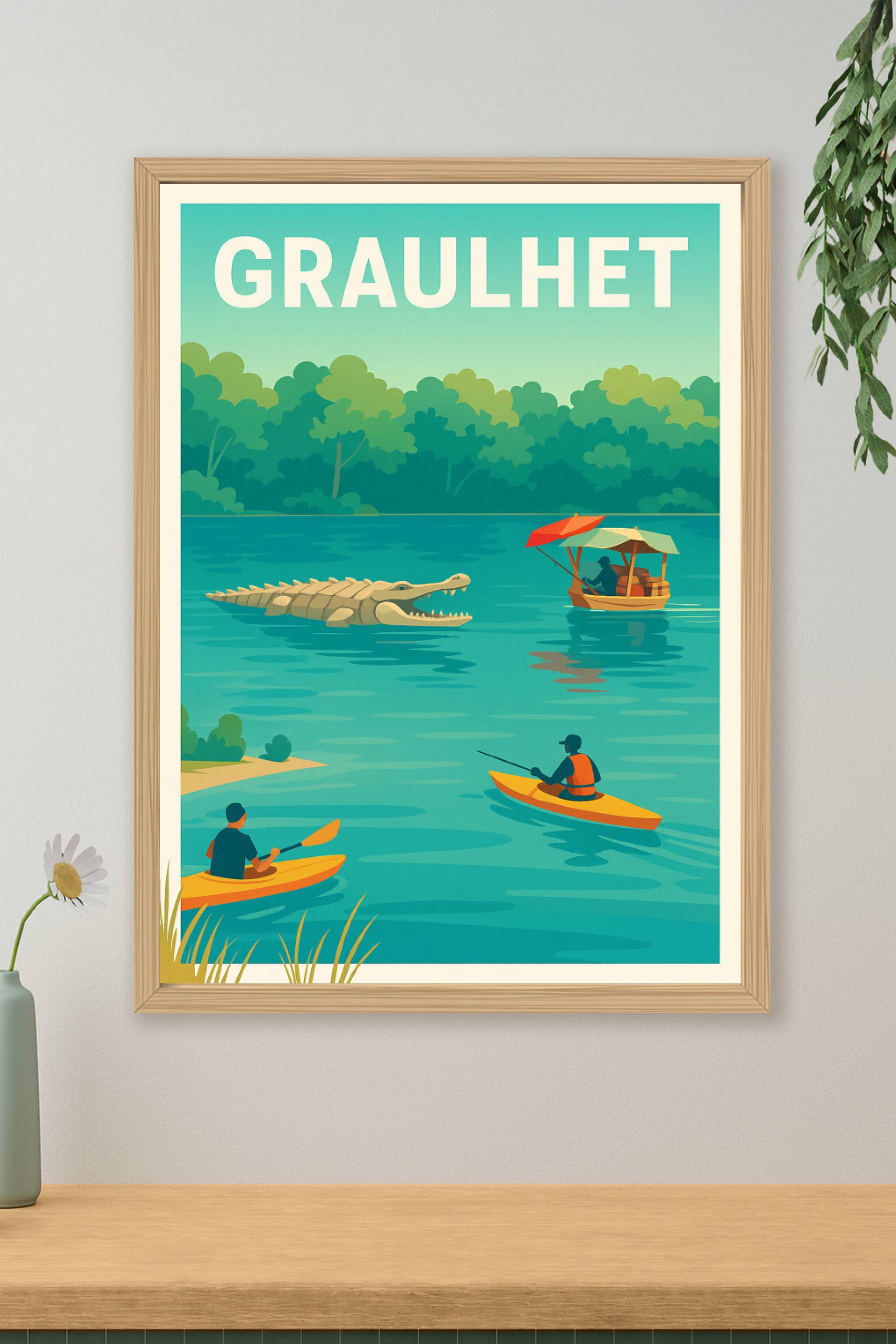 Affiche de Graulhet - Aventure et détente sur l'eau