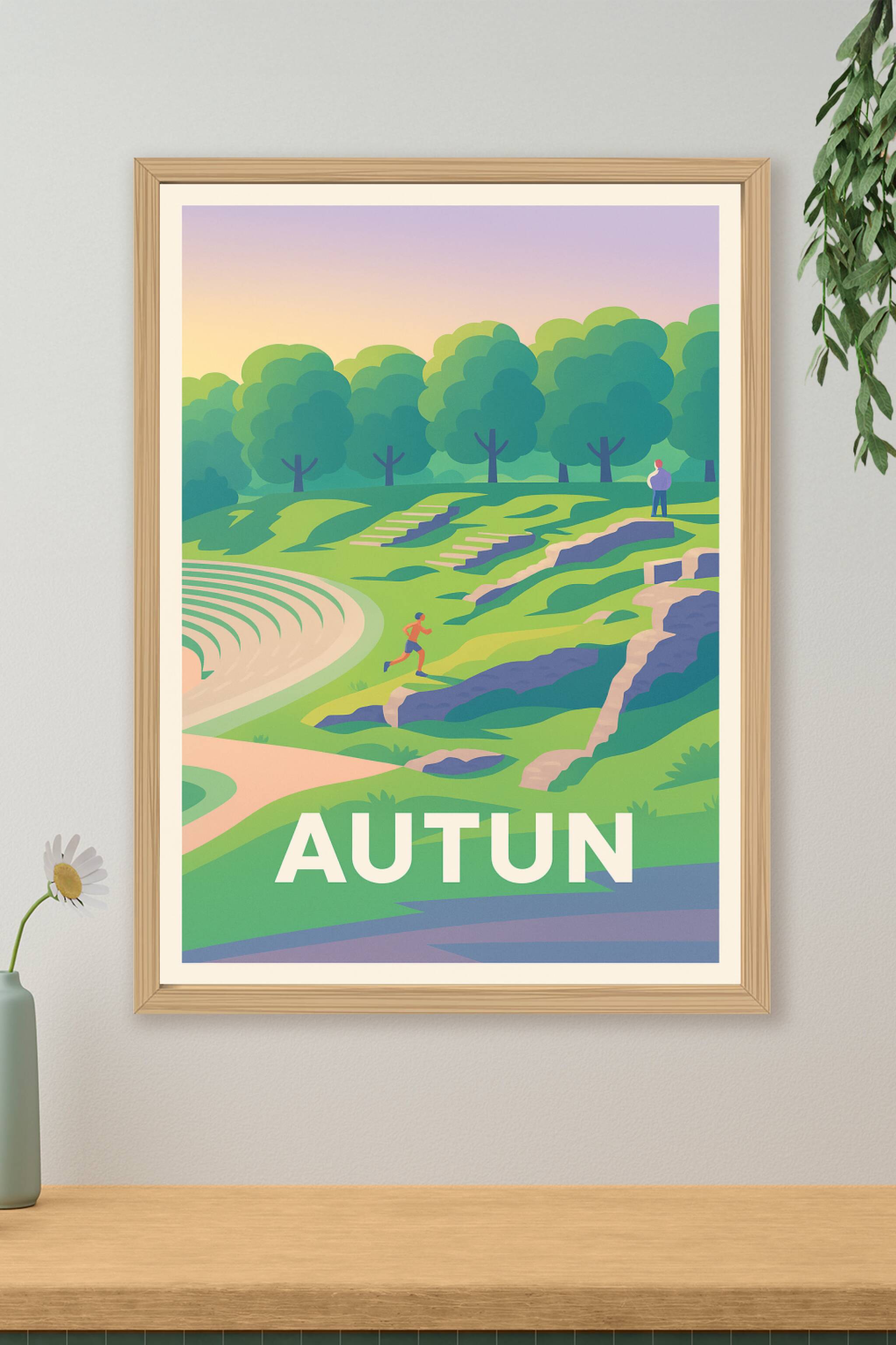 Affiche de Autun - Esprit nature et patrimoine en plein air